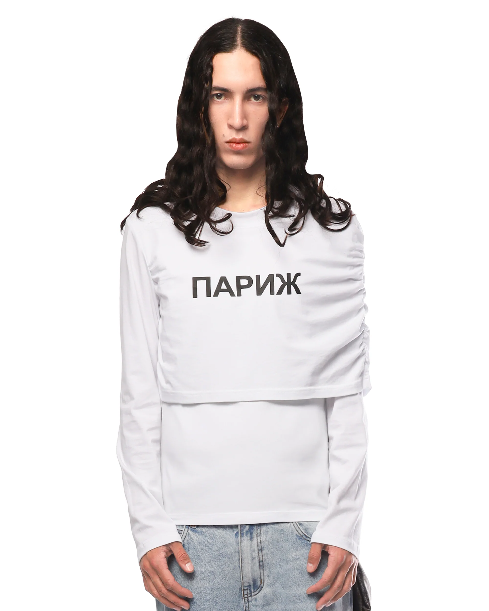 PARIS LONGSLEEVE in WHITE - Image 3