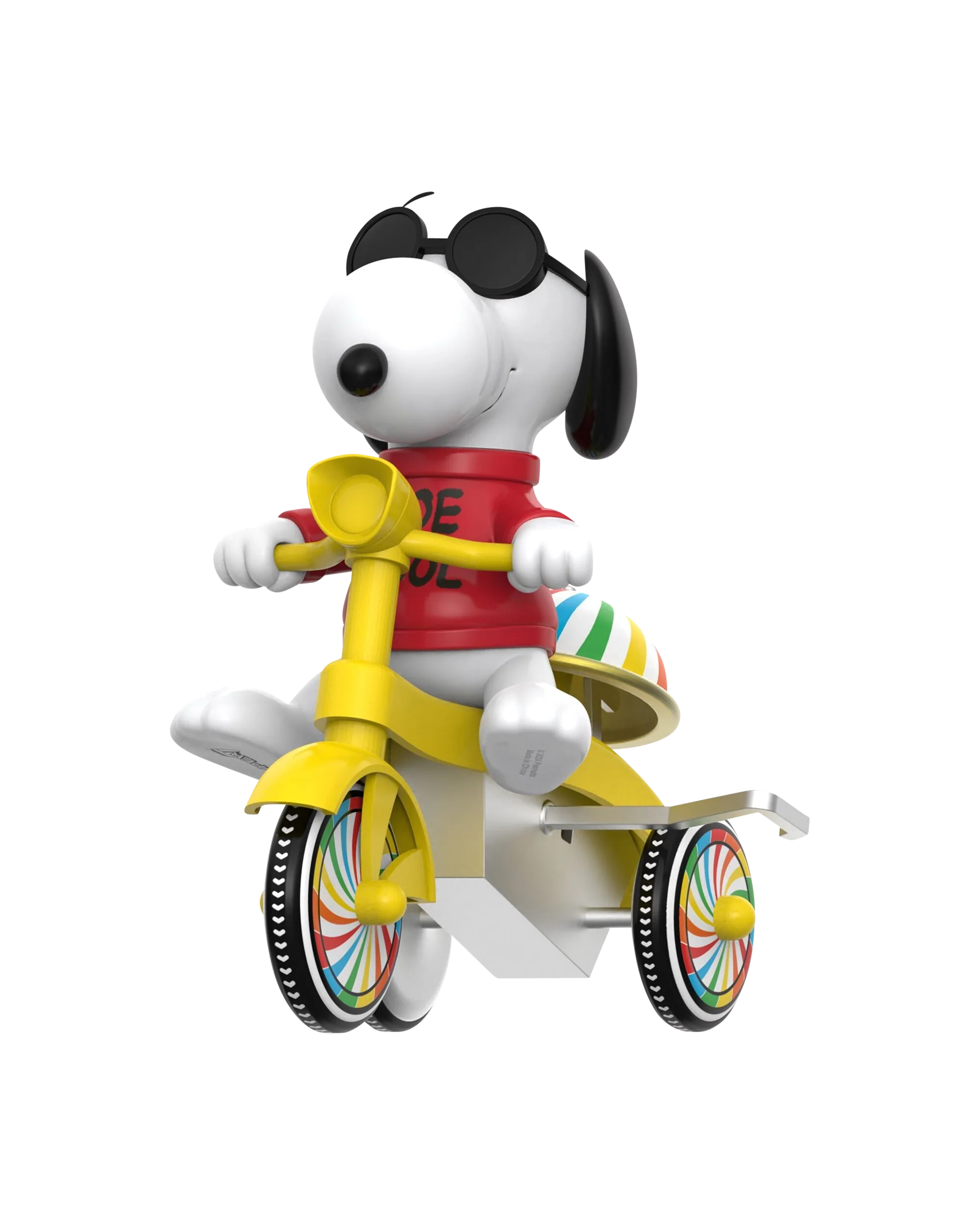 Peanuts Super Cycles - Joe Cool (Red w/ Yellow Trike) - Image 5