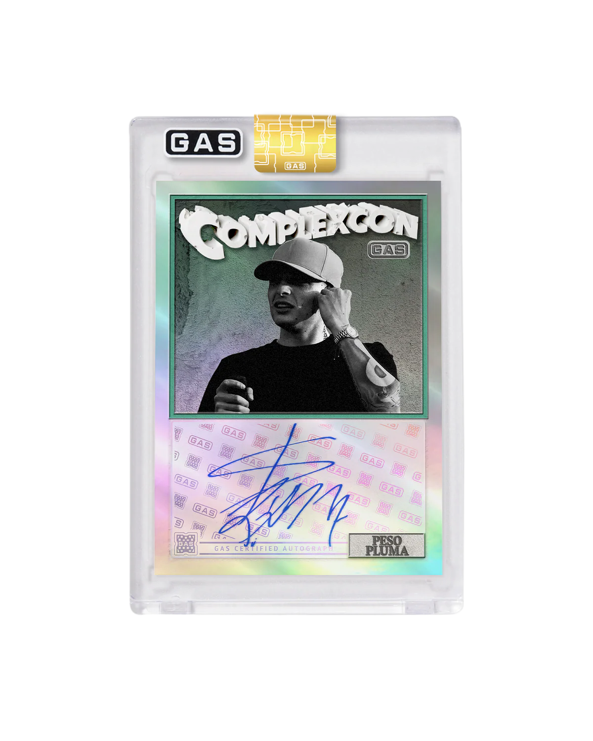 Peso Pluma ComplexCon x GAS Trading Card - Image 3