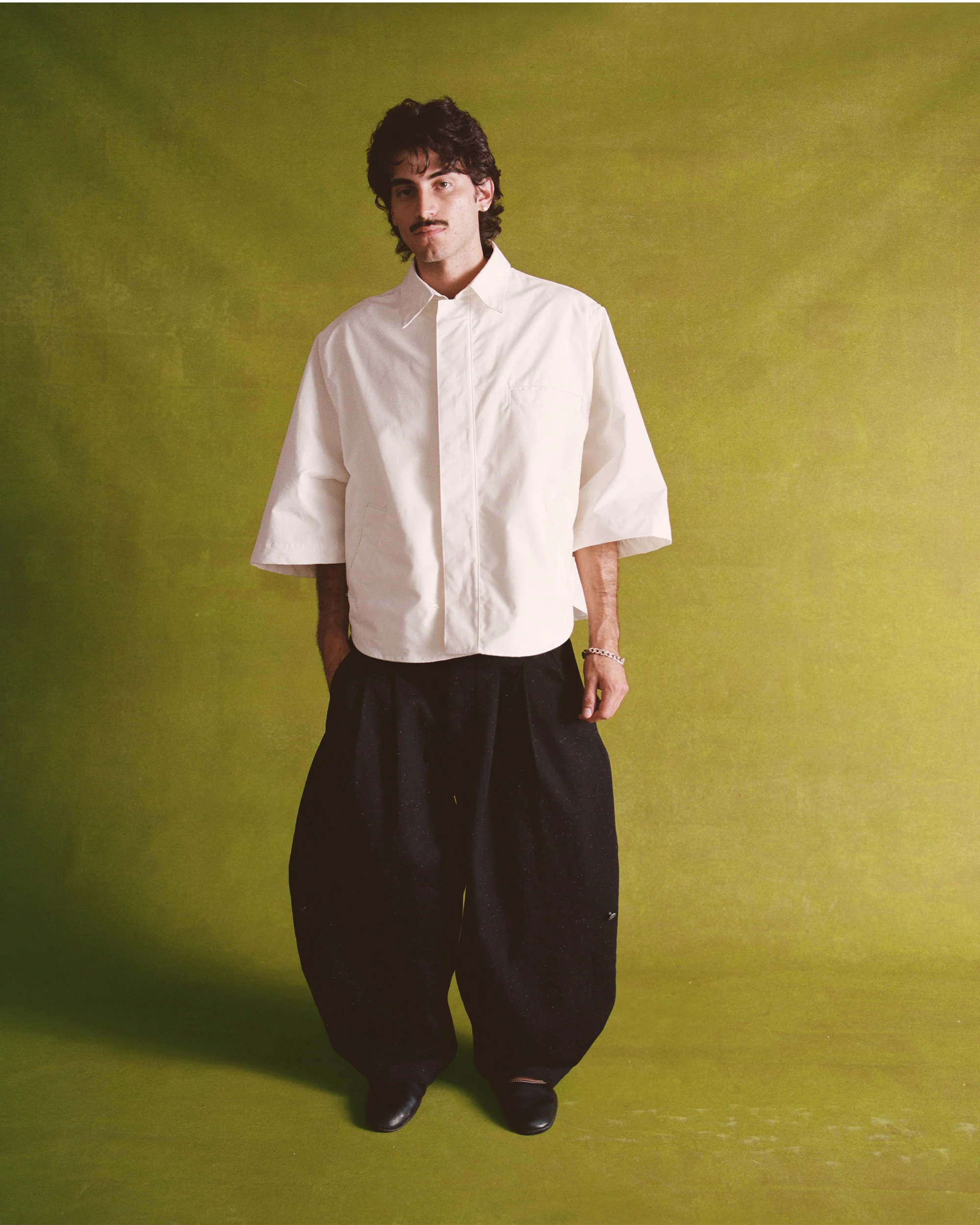 Pin Dot Black Triptych Japanese Denim - Image 11