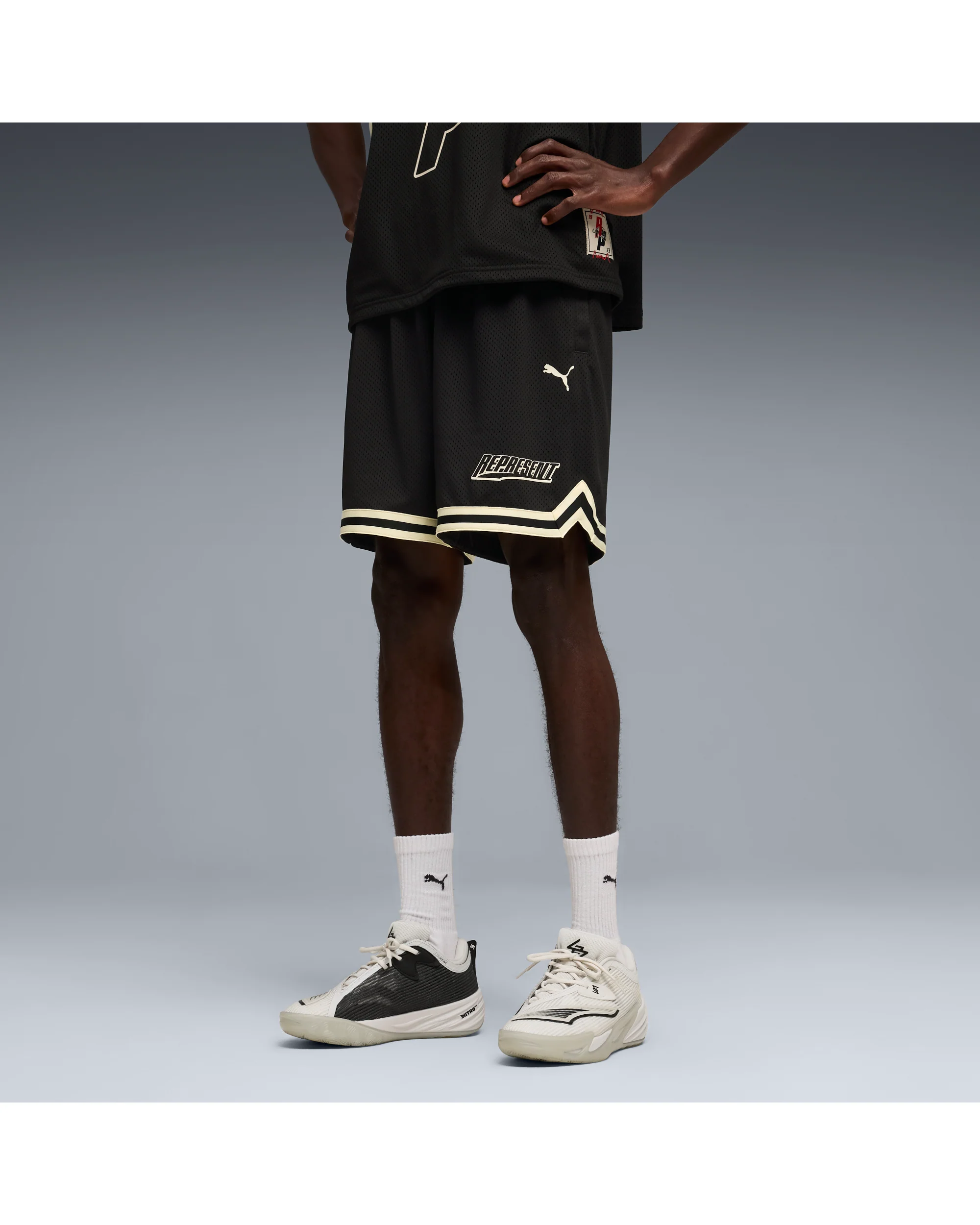 PUMA x REPRESENT SHORT - BLACK - Image 5