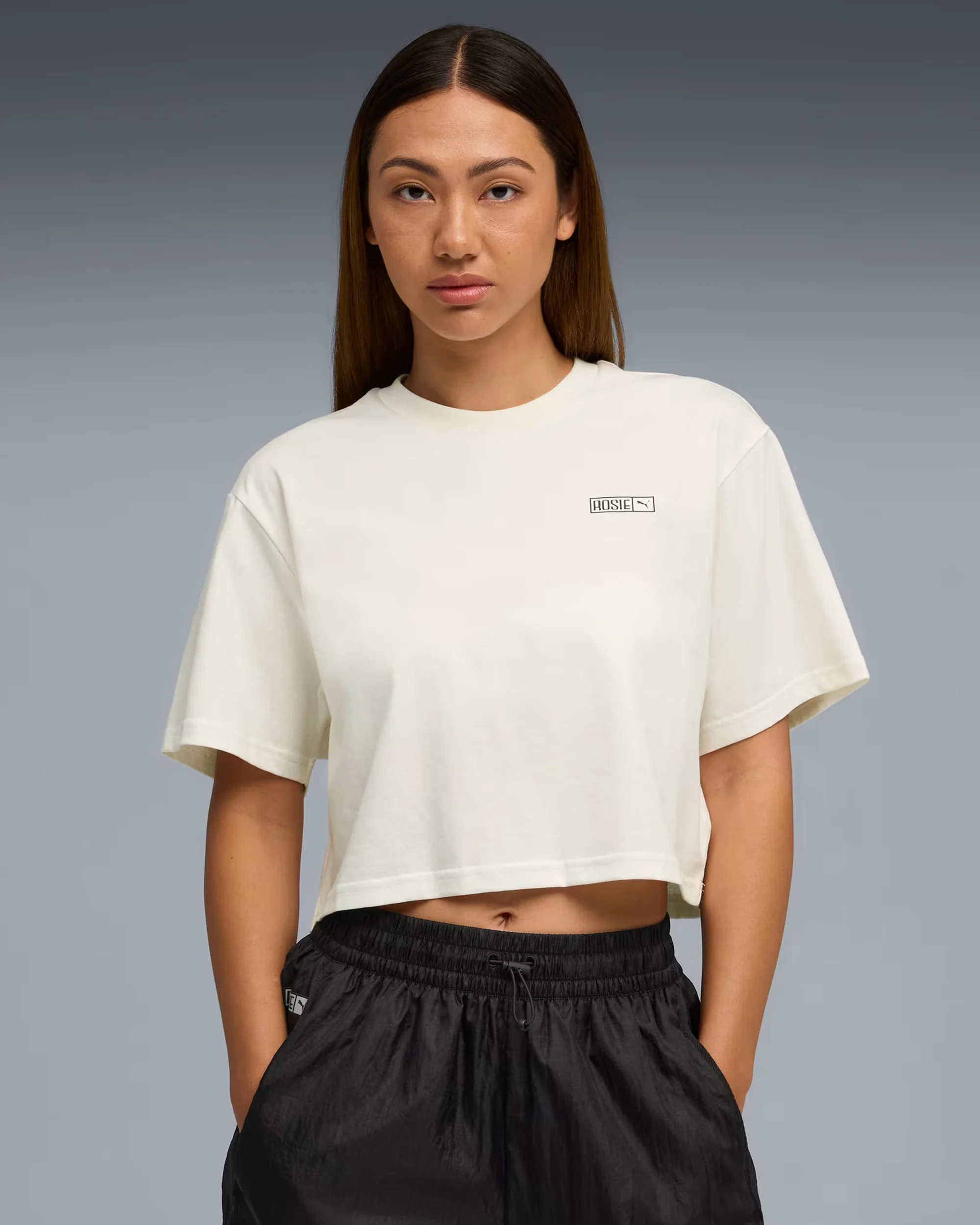 PUMA X ROSE RELAXED TEE CREAM - Image 5