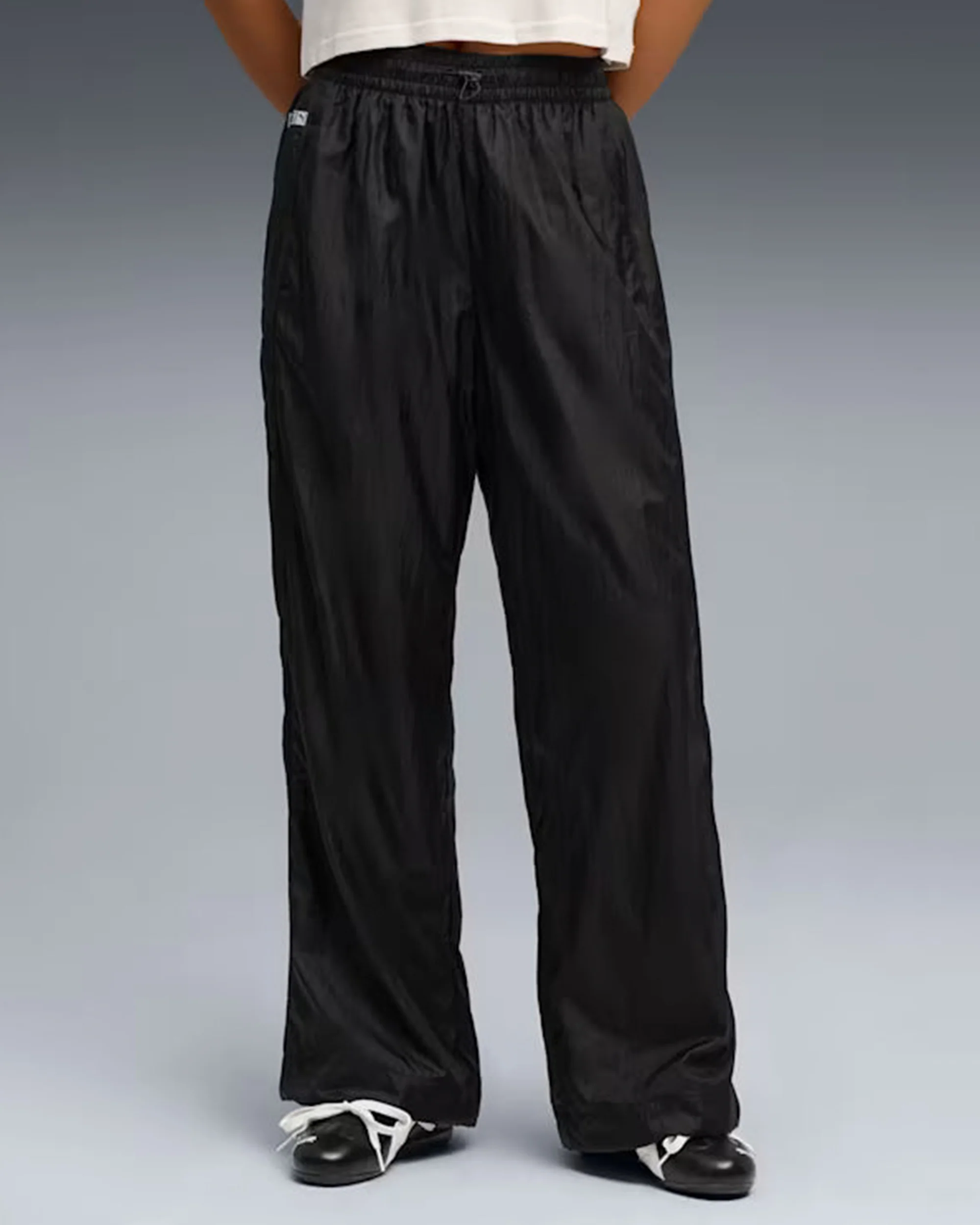 PUMA X ROSE T7 RELAXED TRACK PANTS BLACK - Image 5