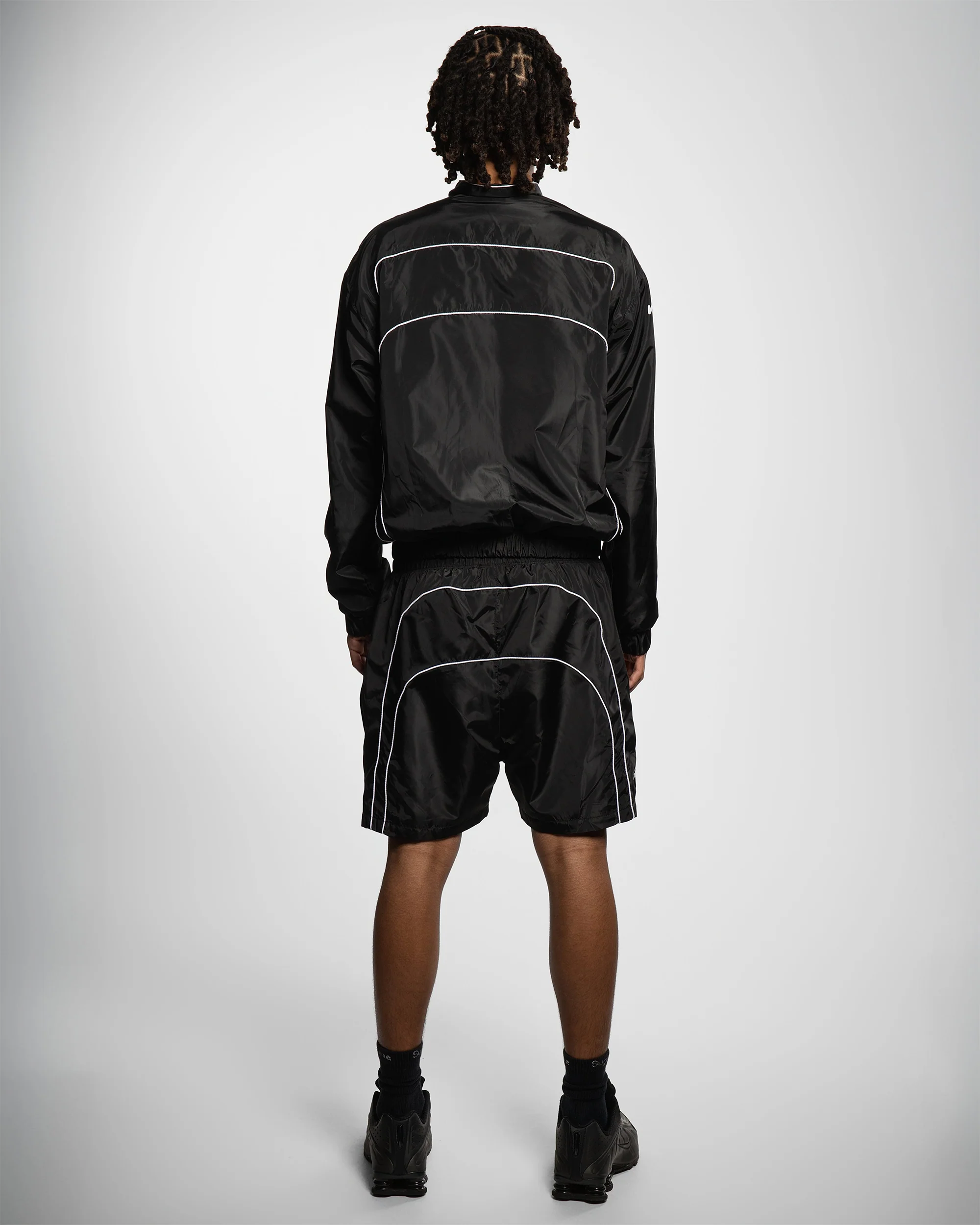 “RADIANT AURA” NYLON TRACK JACKET (NIGHT PULSE) - Image 4