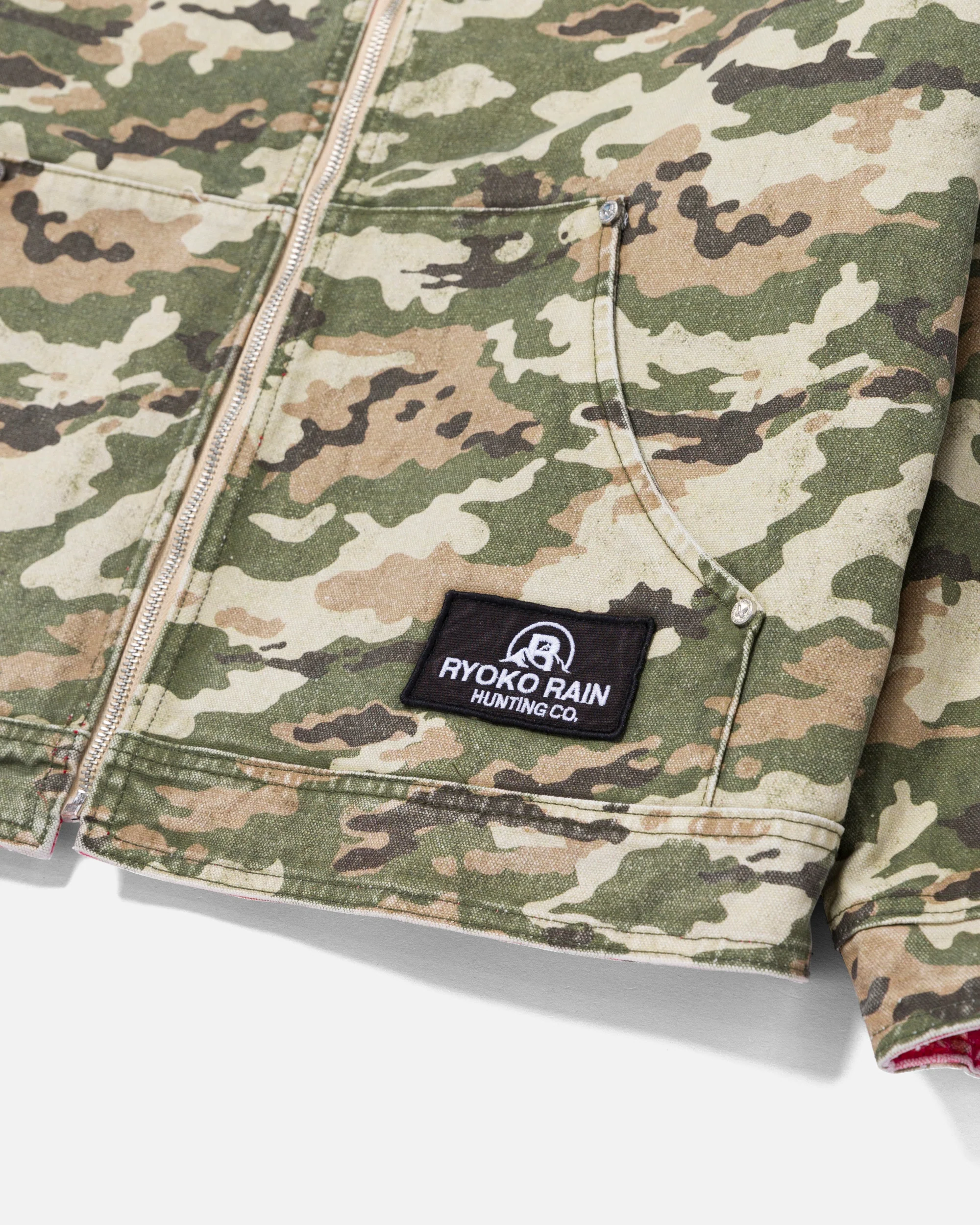 REVERSIBLE DUCK WORK JACKET - CAMO - Image 5