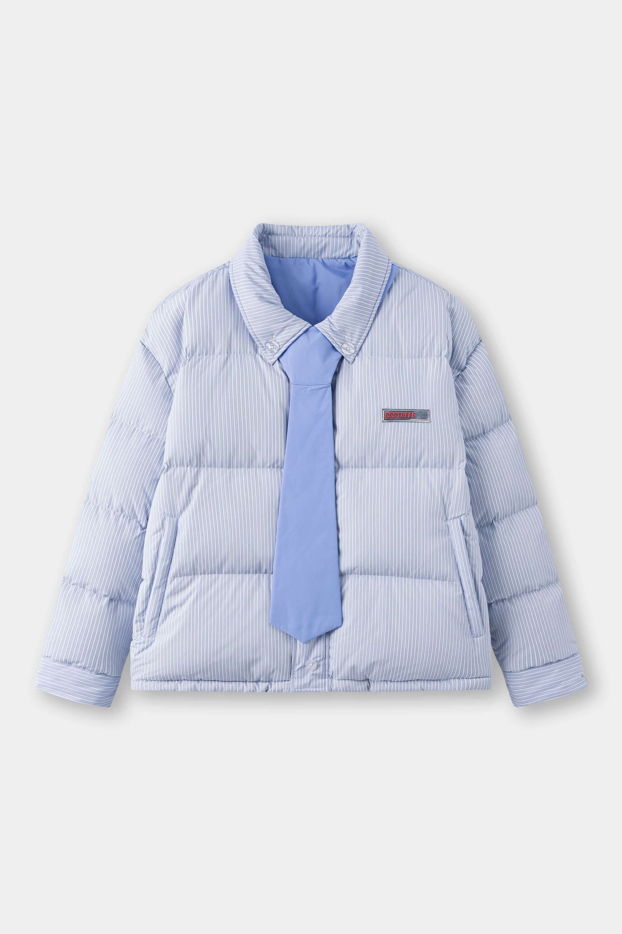 Reversible Shirt Down Puffer - Image 23