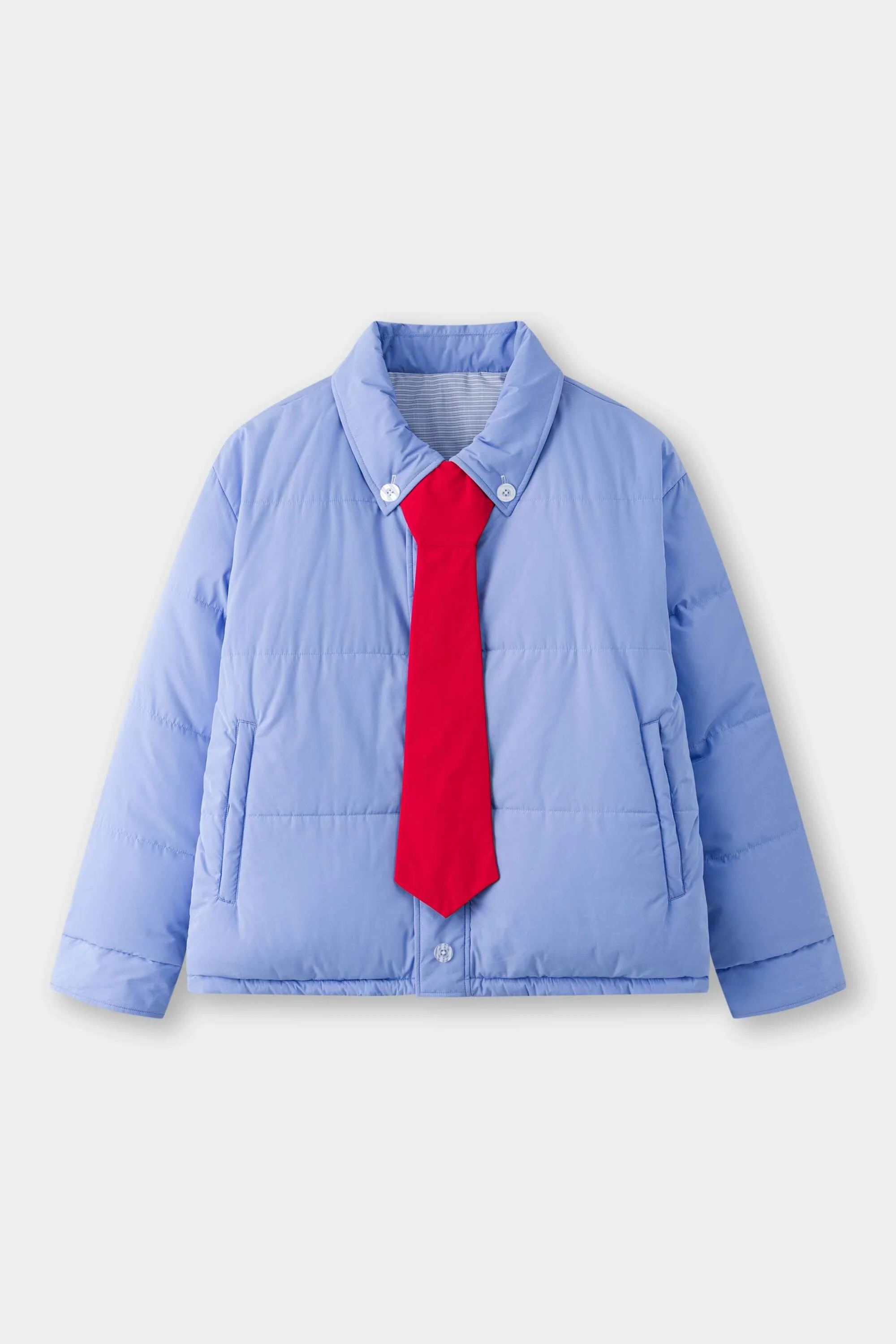 Reversible Shirt Down Puffer - Image 54