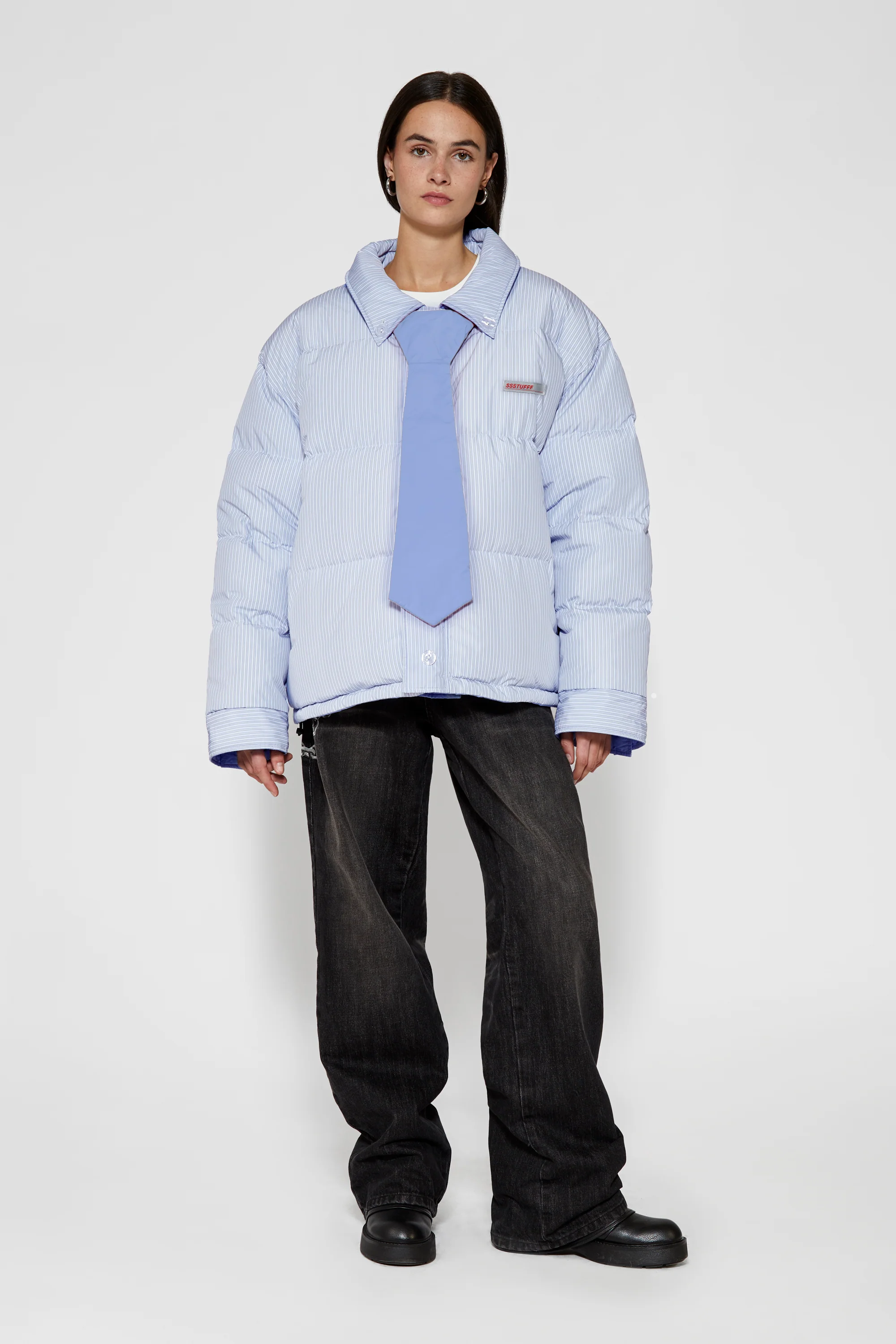Reversible Shirt Down Puffer - Image 60