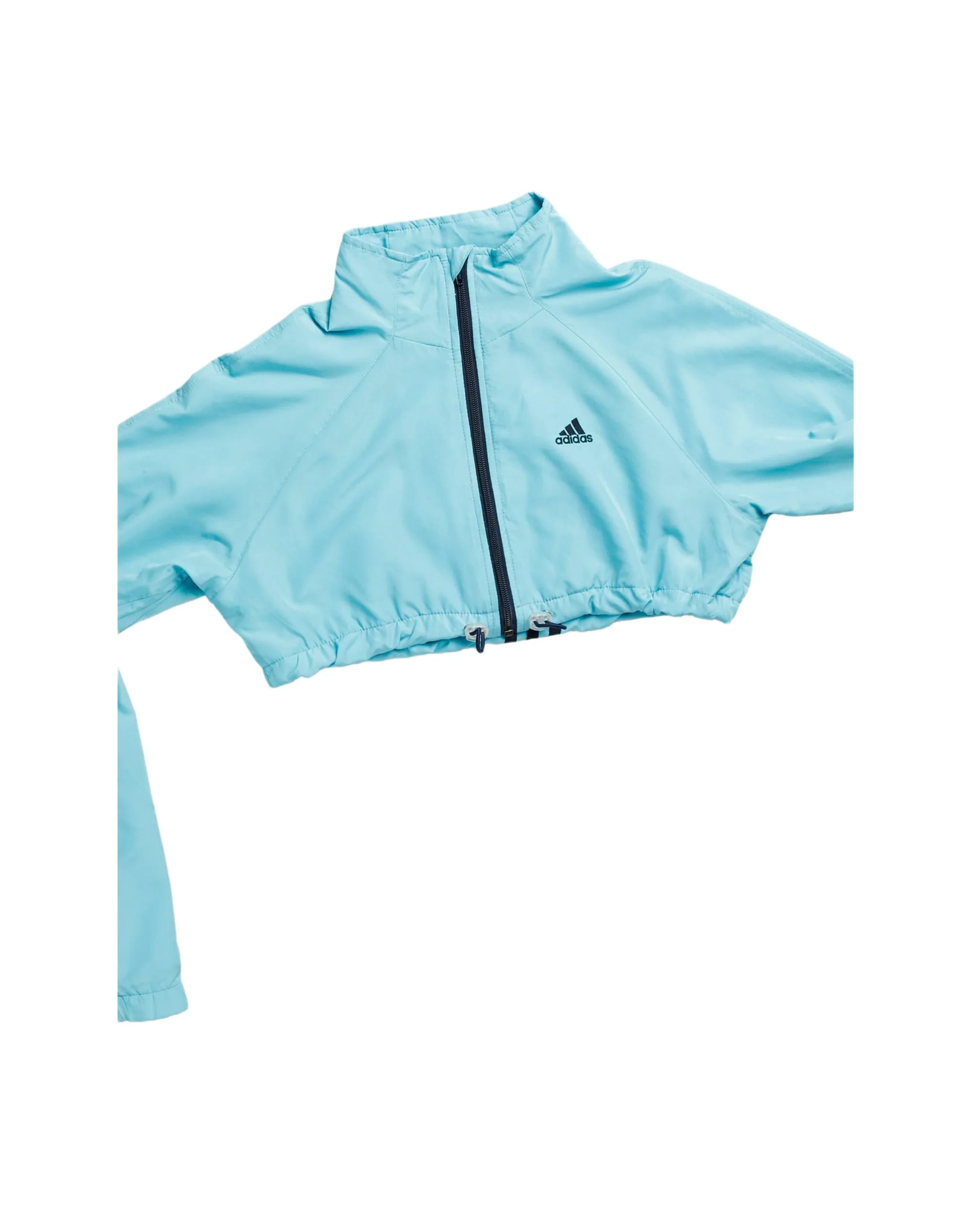 Rework Adidas Micro Crop Windbreaker - Image 2