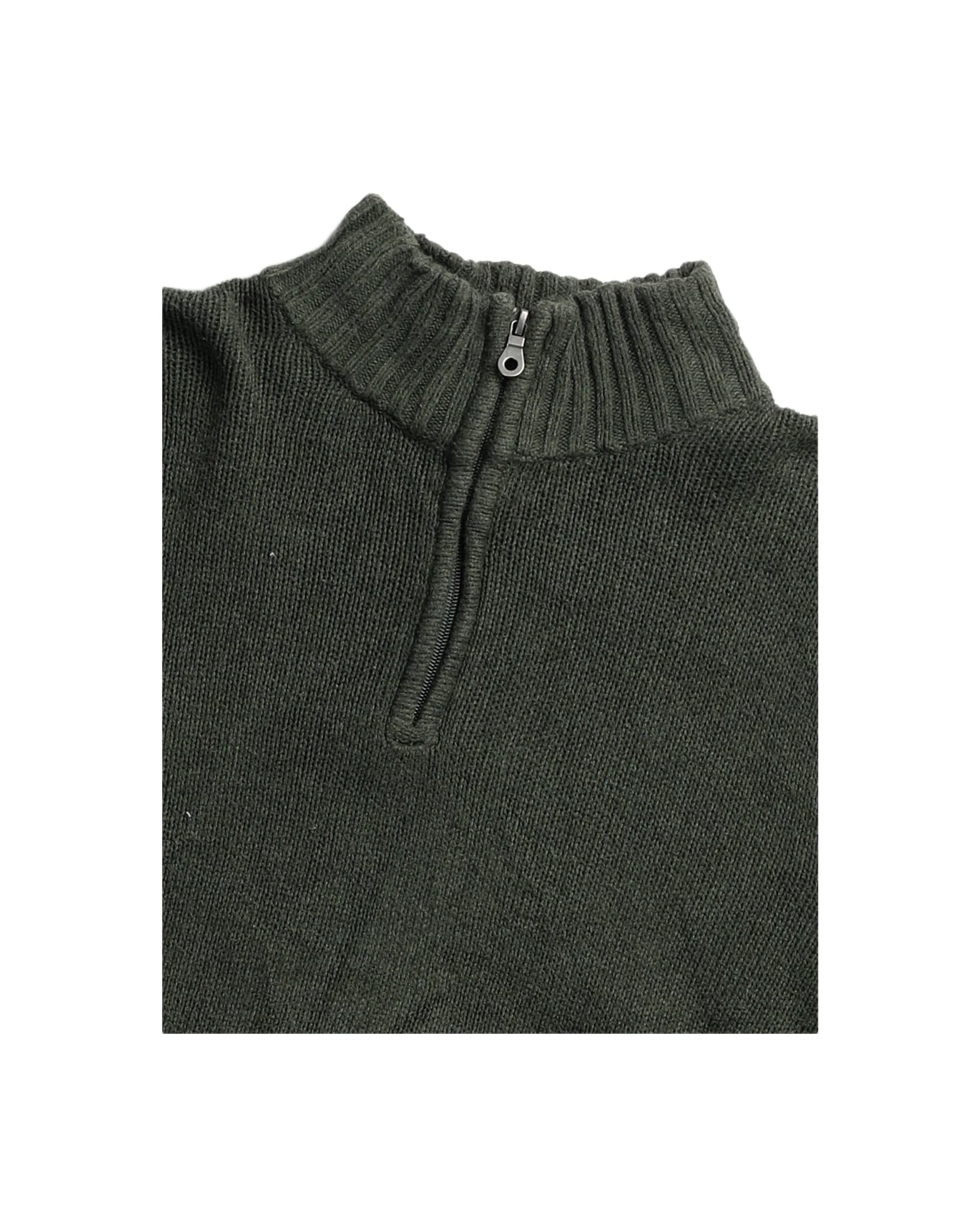 Rework Crop Knit Sweater - L - Image 3