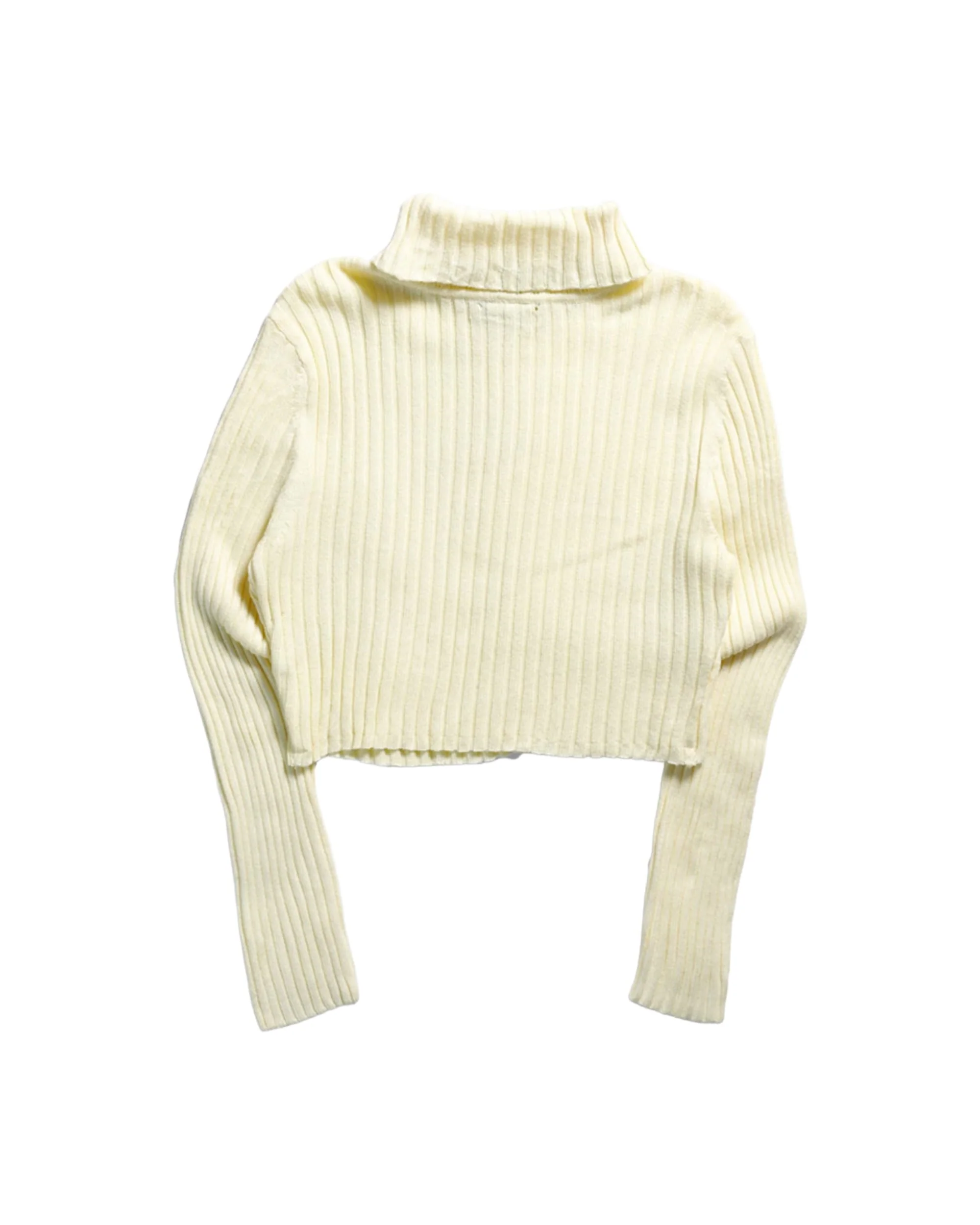 Rework Crop Knit Sweater - XS - Image 4