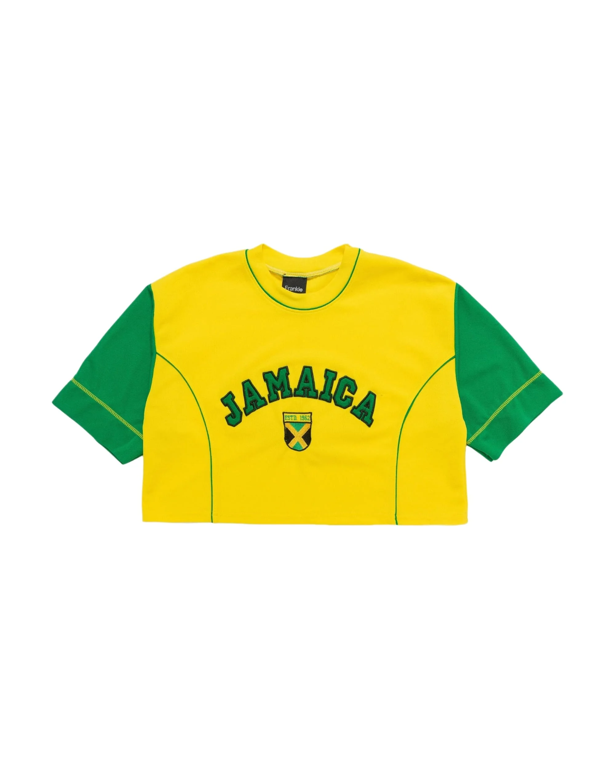 Rework Jamaica Team Crop Tee