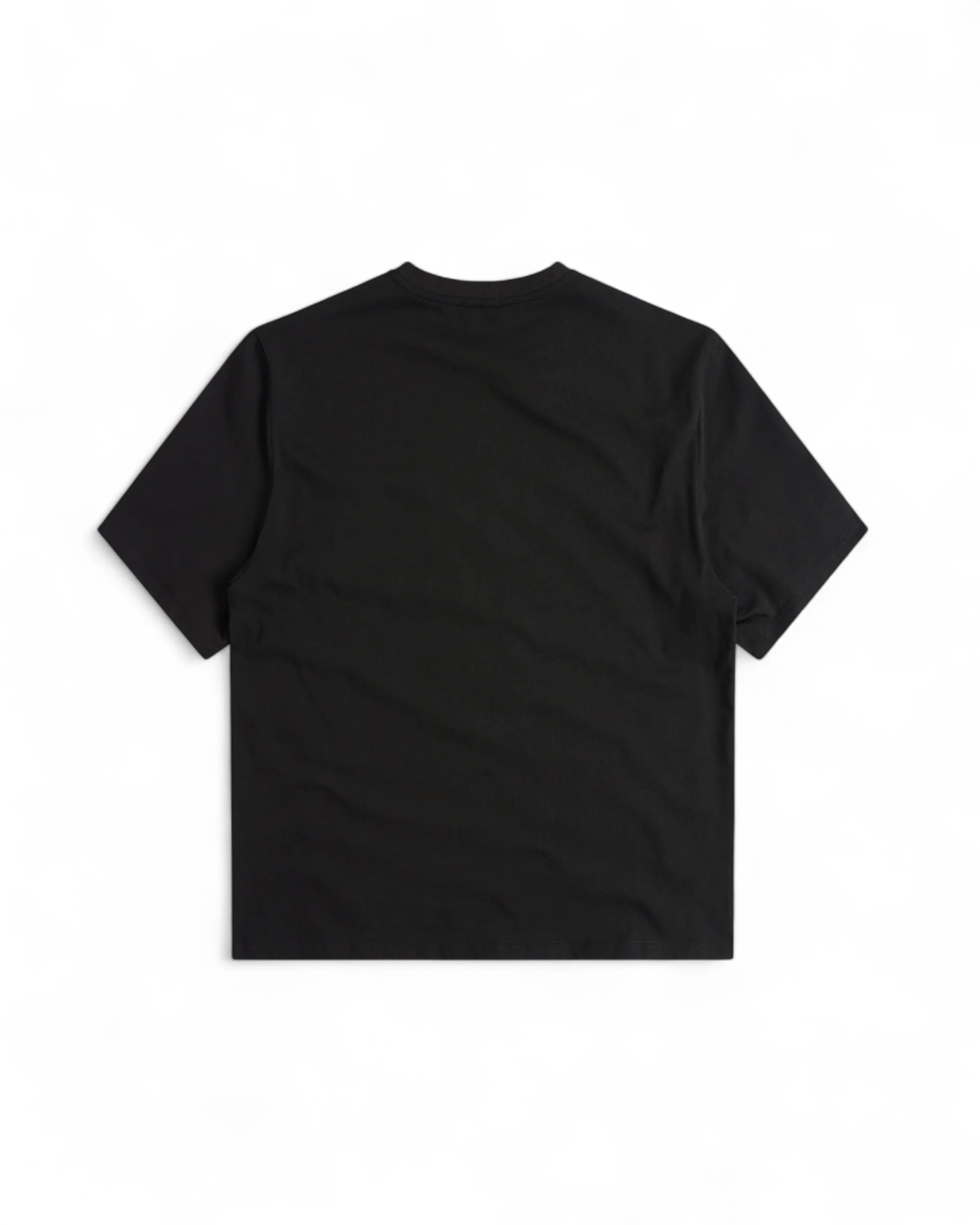 Rivet Pocket Oversized Tee - Black - Image 2