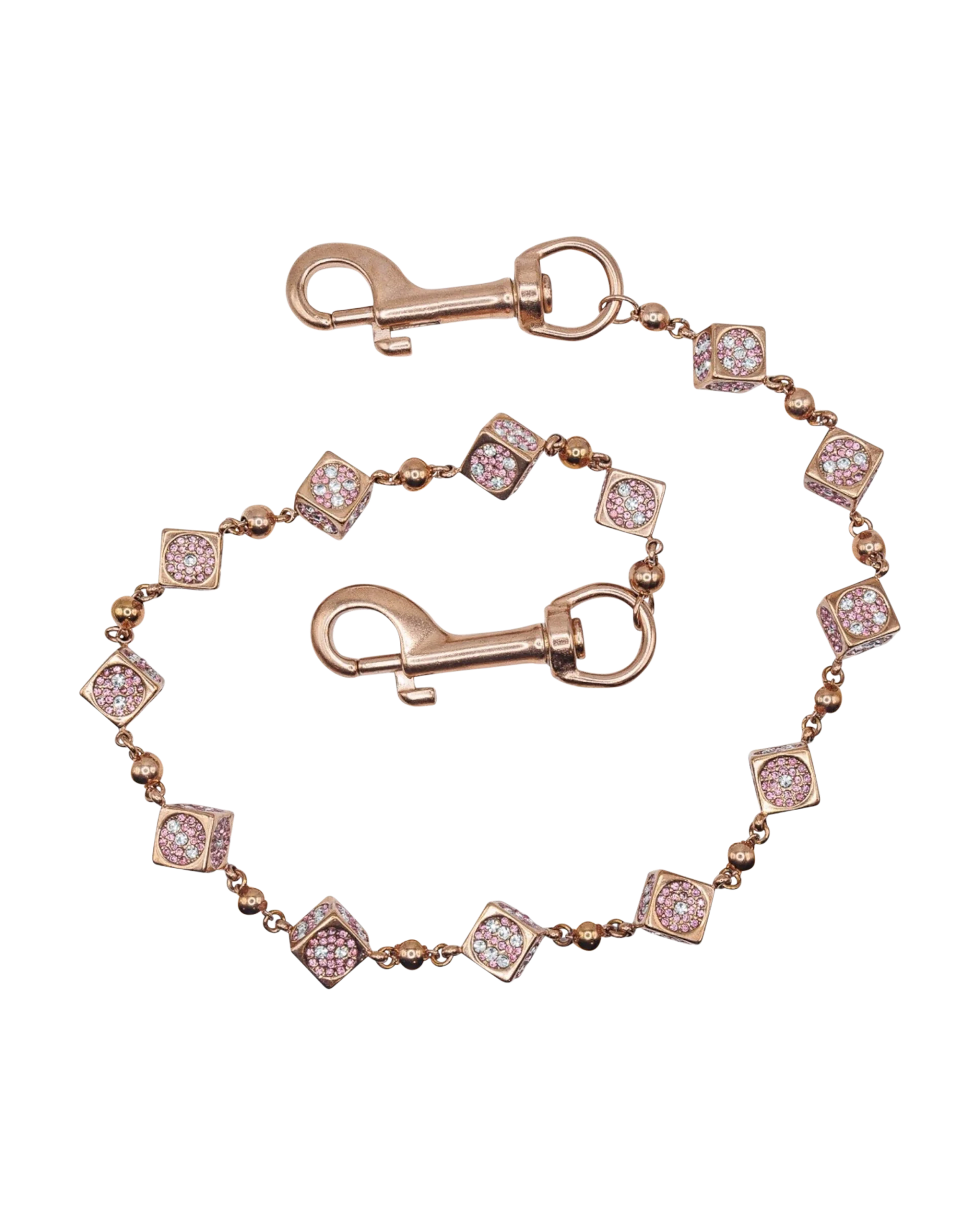 Rose Gold Dice Wallet Chain - Image 2