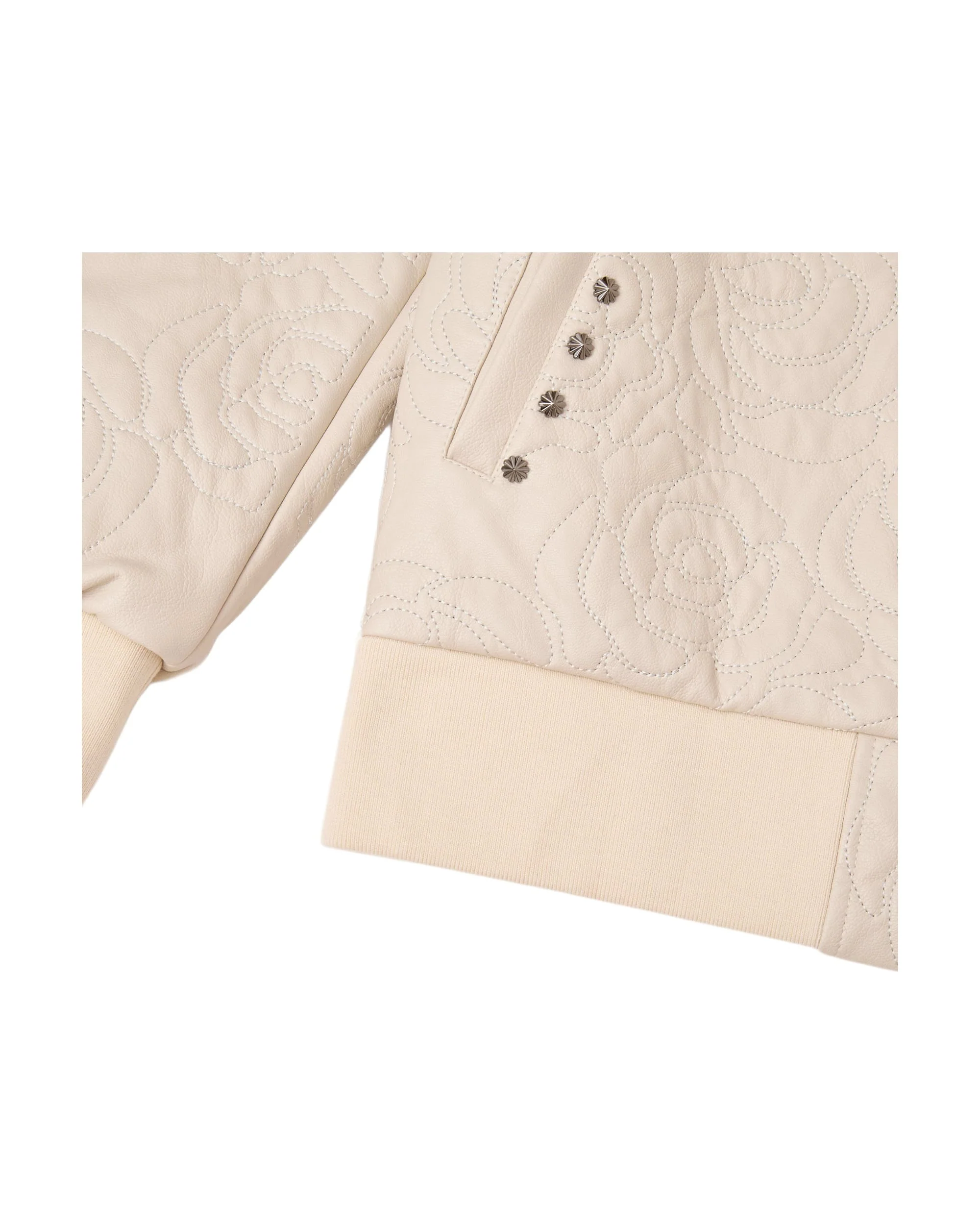 Rosette Embroidered Jacket - Off White - Image 10