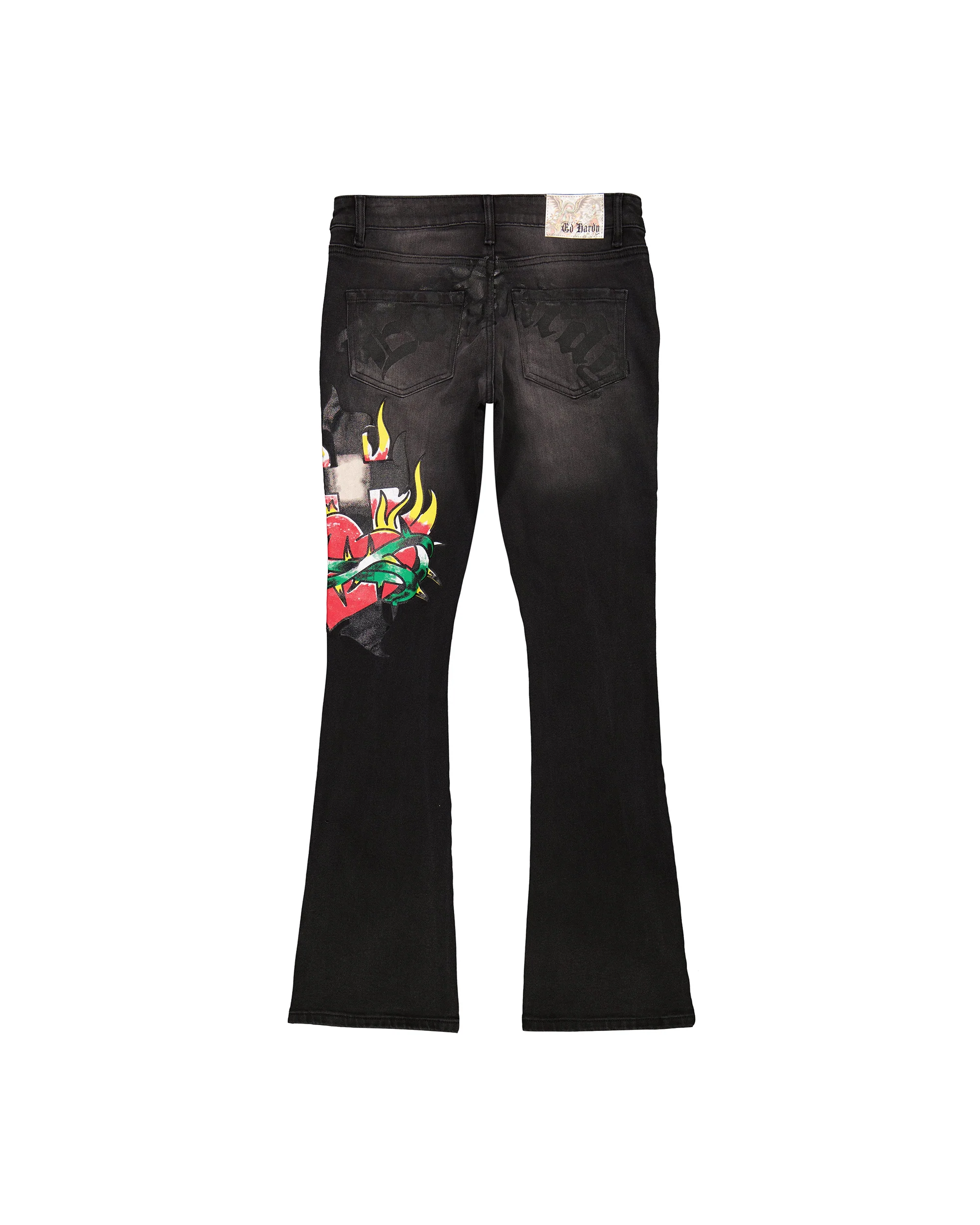 Sacred Heart Low Waist Bootcut Jean - Image 2