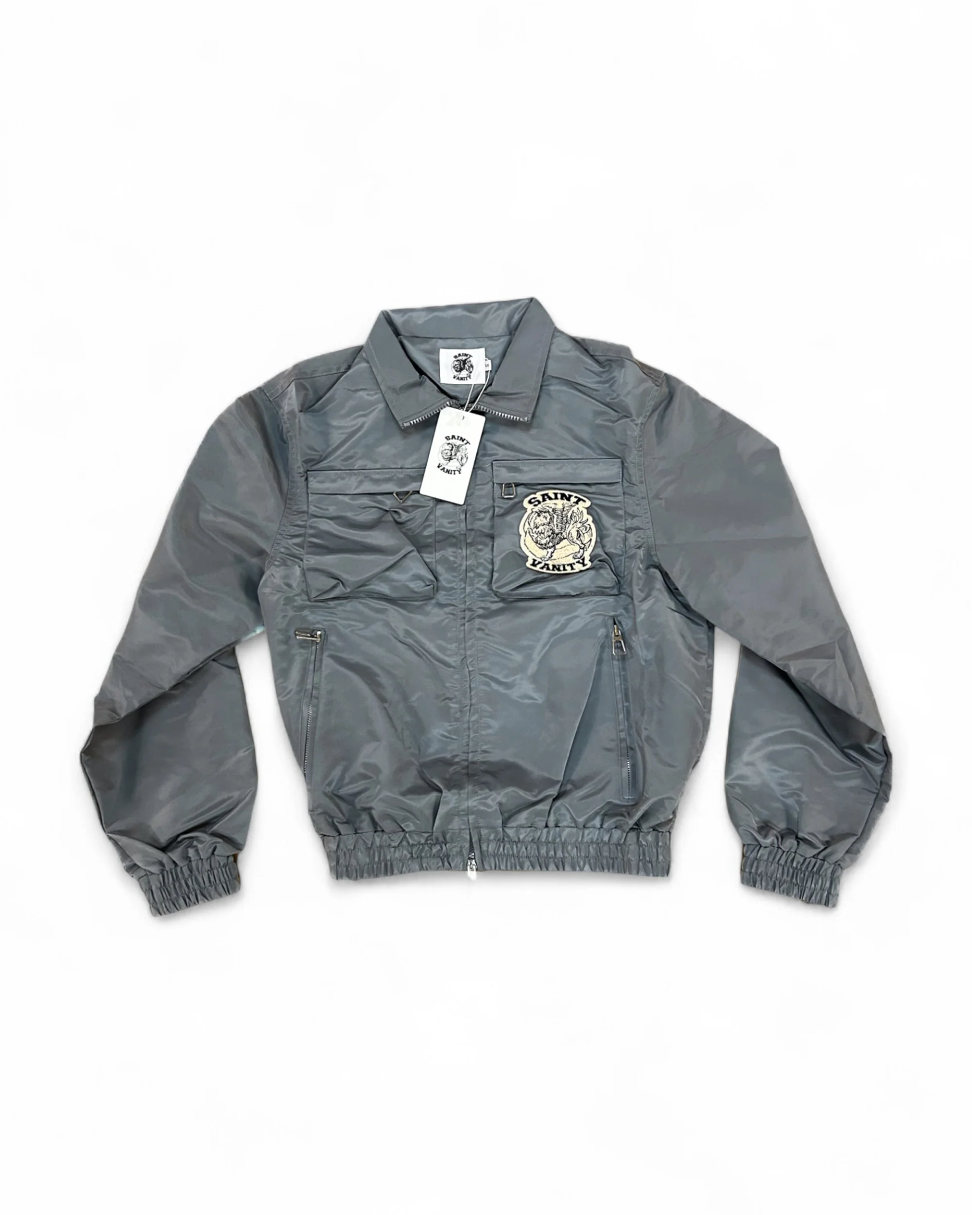 SAINT VANITY™ CARGO JACKET – GREY +