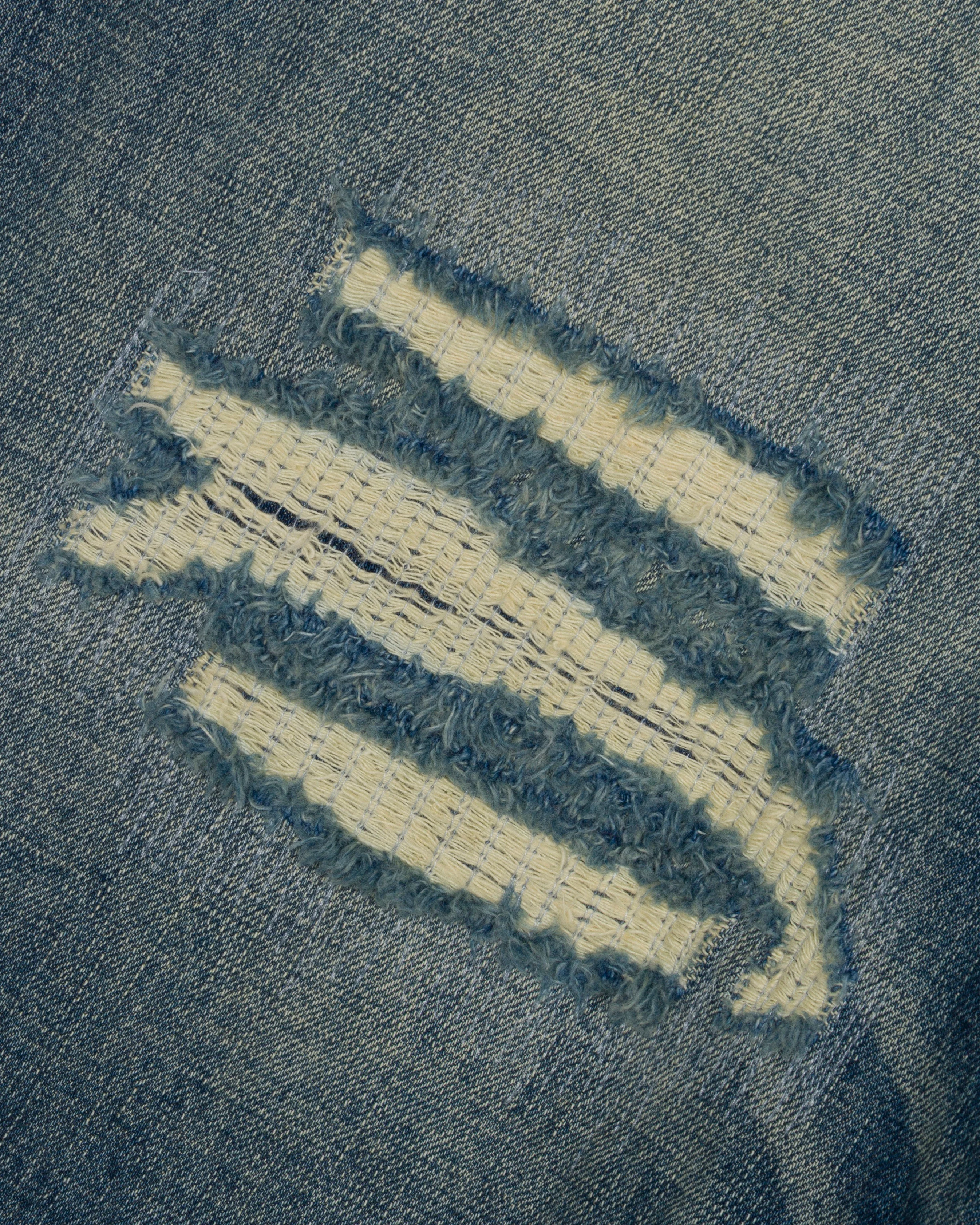 Sashiko Japanese Selvedge Baggy Jeans - Image 12