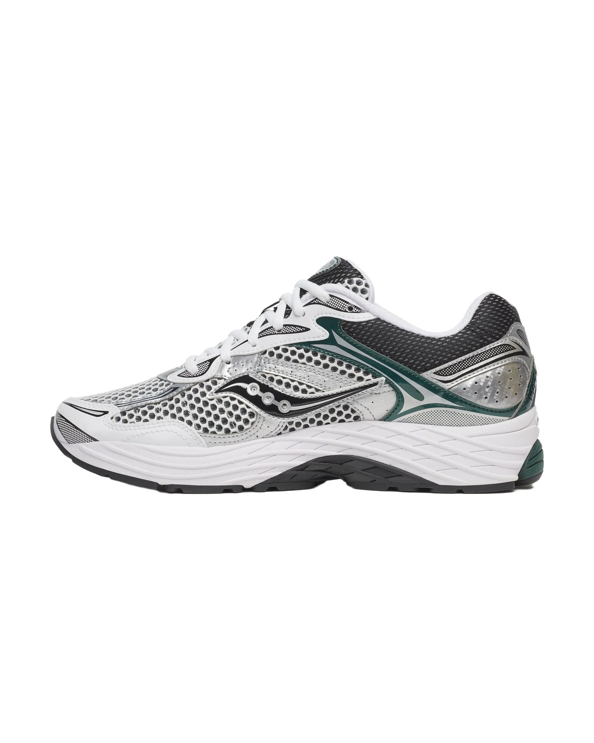 Saucony ProGrid Omni 9 - White/Pine Green - Image 2