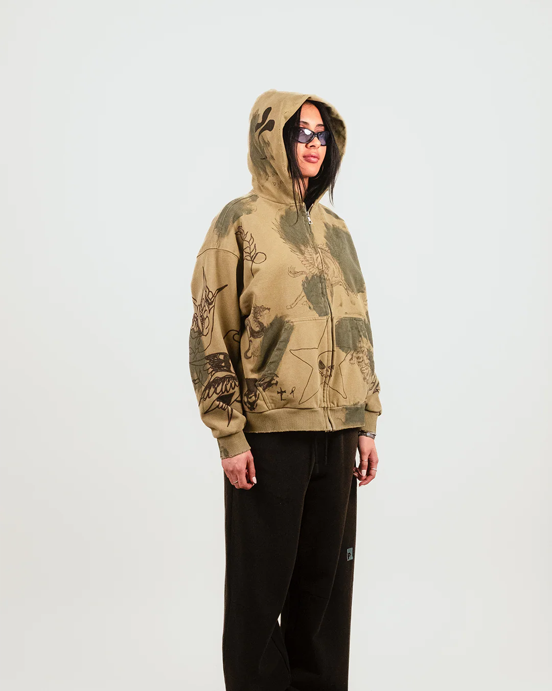 Second Skin Hoodie in Grunge - Image 3