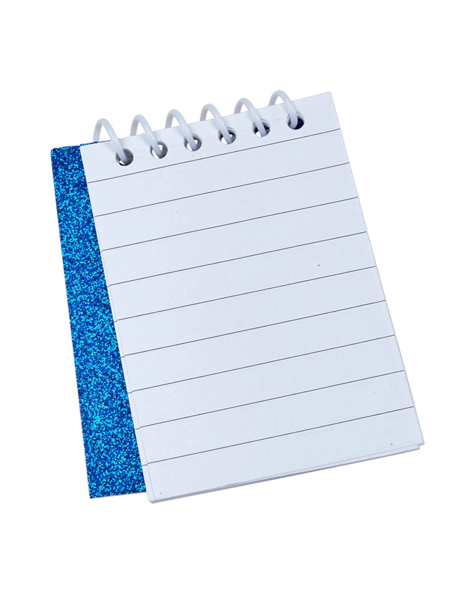 Secrets Blue Glitter Mini Notepad - Image 2
