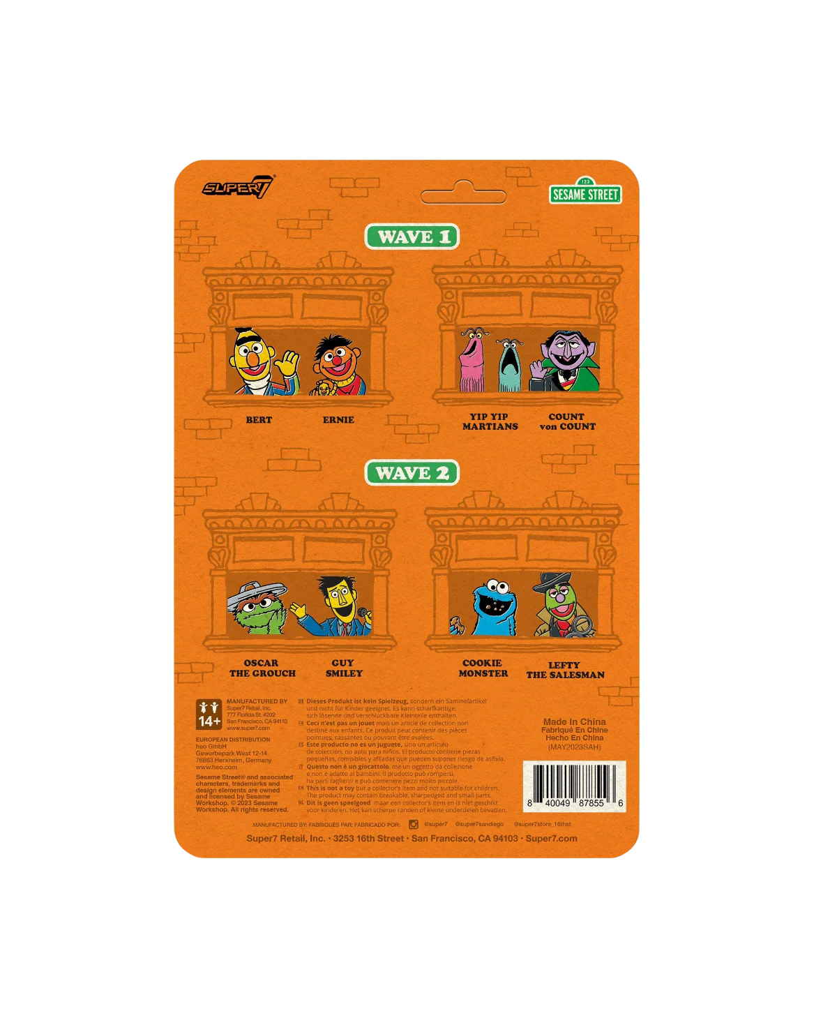 Sesame Street ReAction Figures Wave 02 - Oscar The Grouch - Image 4
