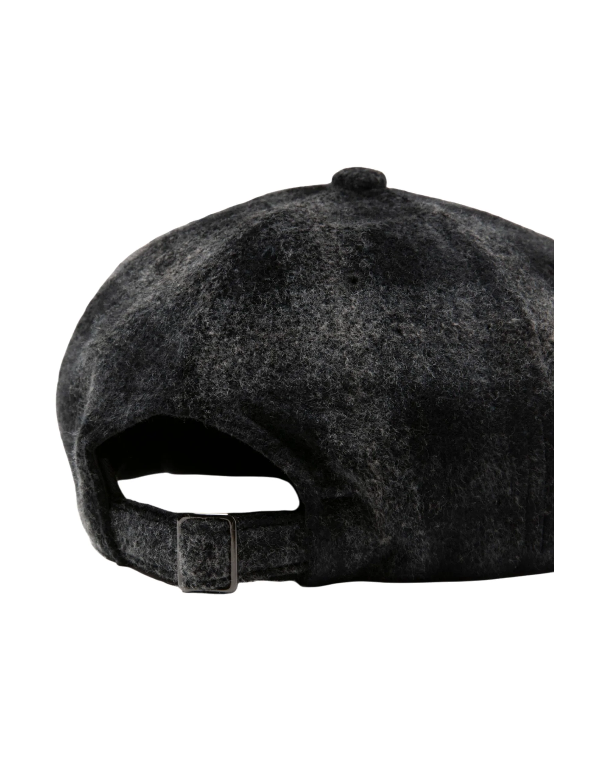 SIDE LOGO NEEDLE PUNCH CHECK CAP - CHARCOAL - Image 4