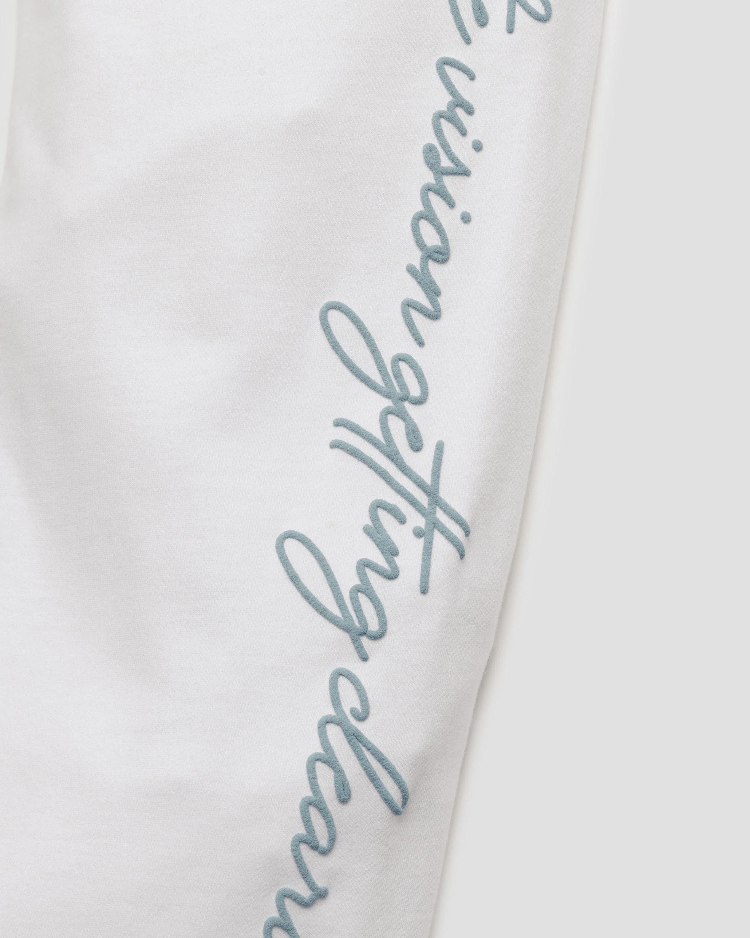 SIGNATURE WHITE & BLUE PUFF JOGGERS - Image 13