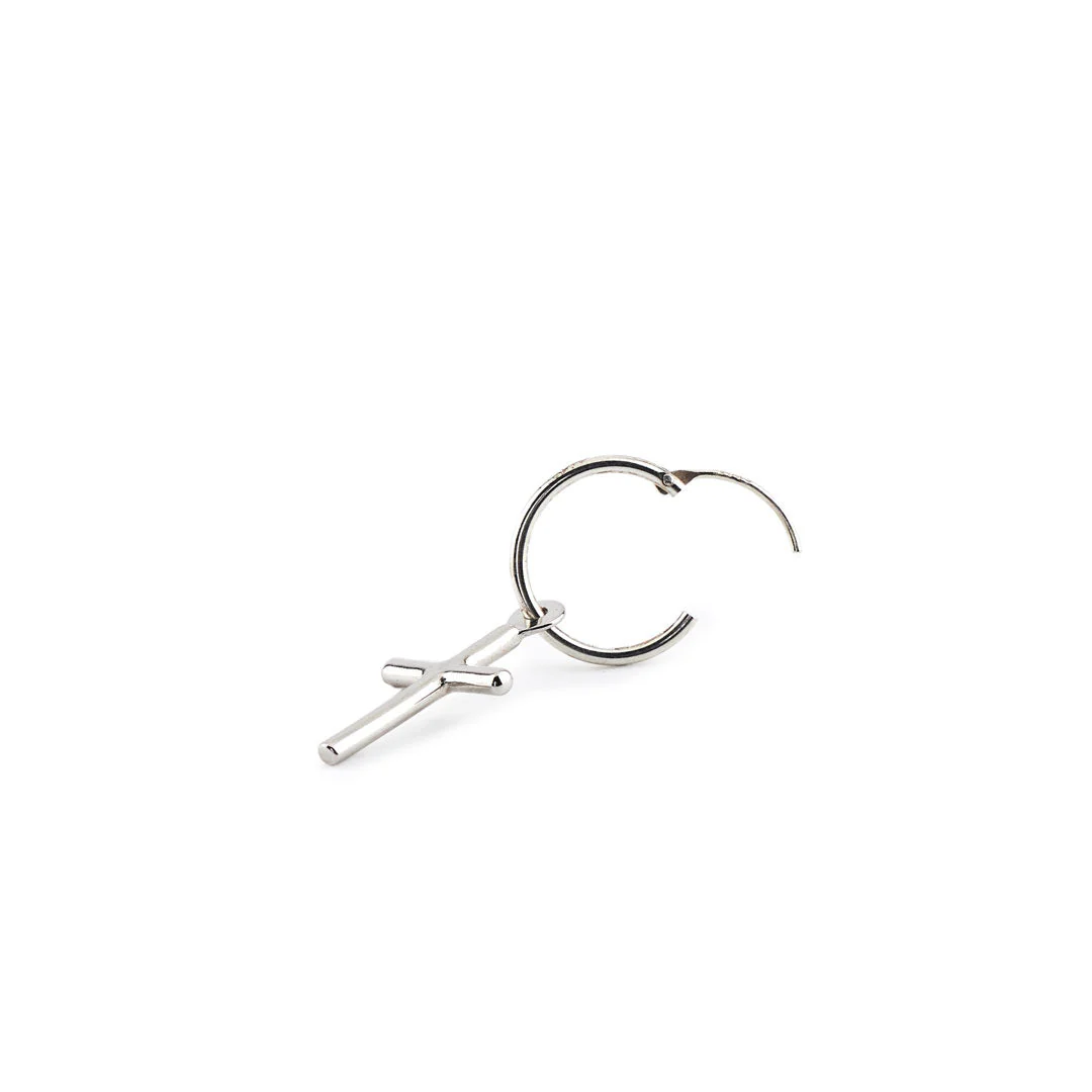 Silver Cross Earring - Image 2