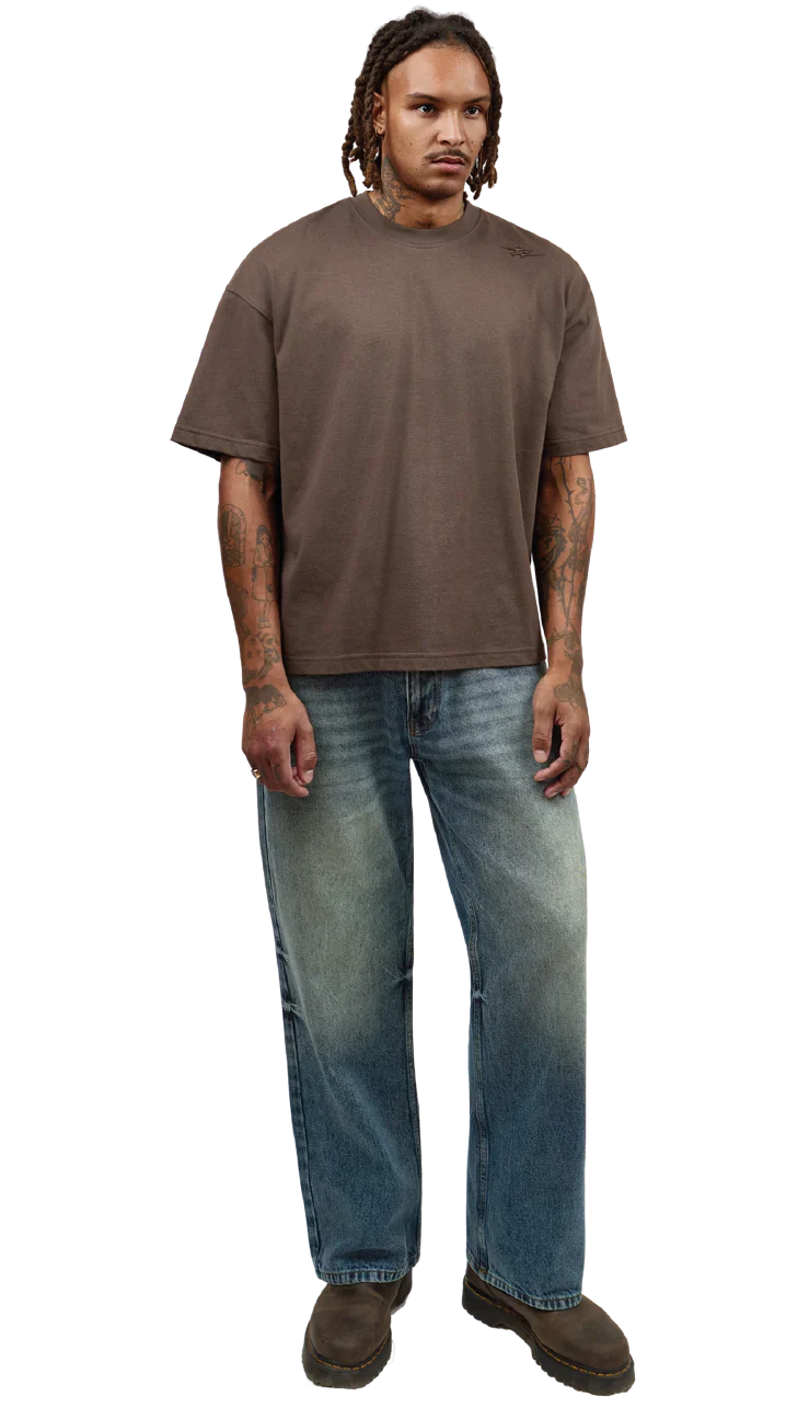 SKIN T-SHIRT BROWN - Image 20