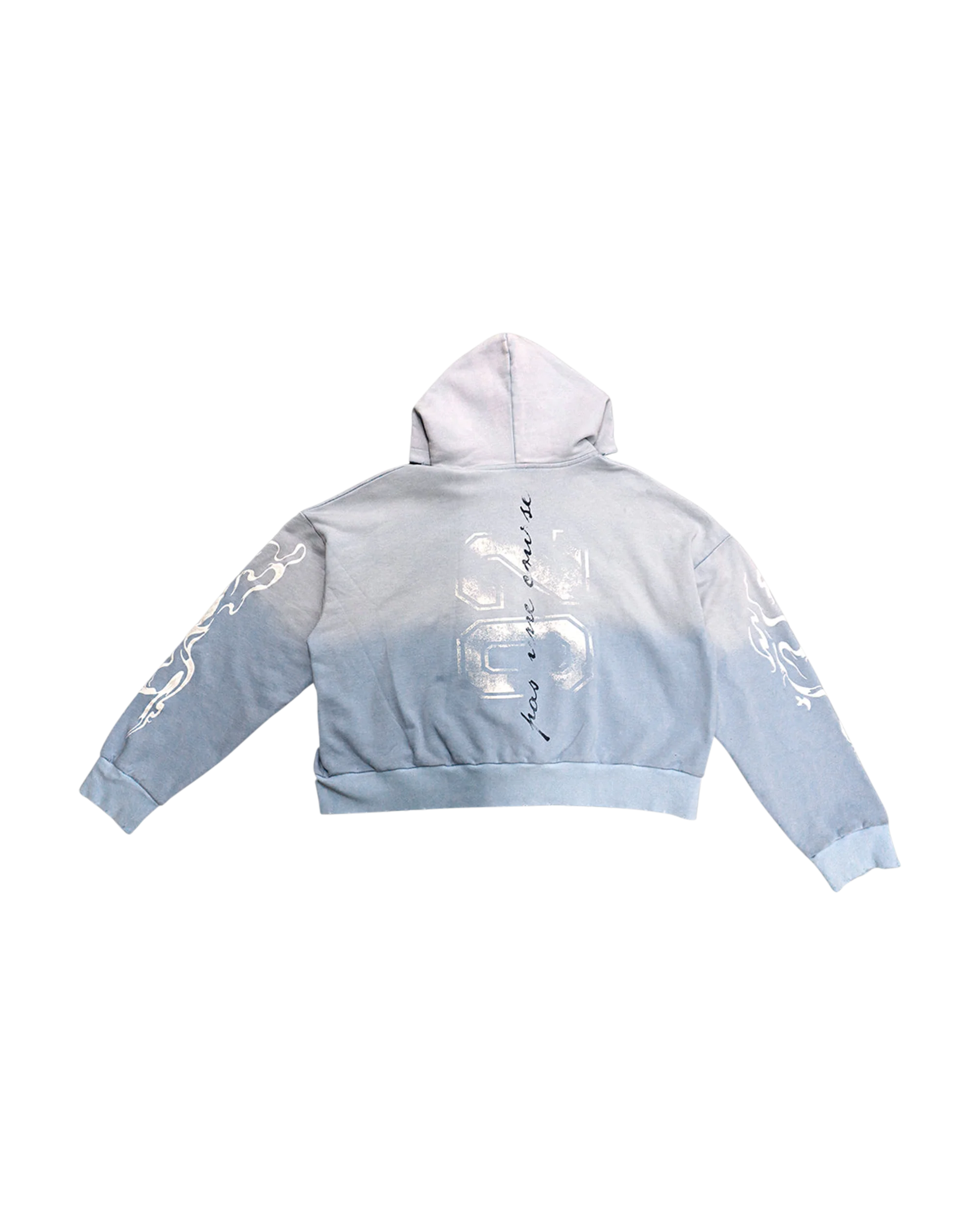 "SKYFALL BLUE" BOXY OVERSIZED ZIP UP JACKET - Image 3