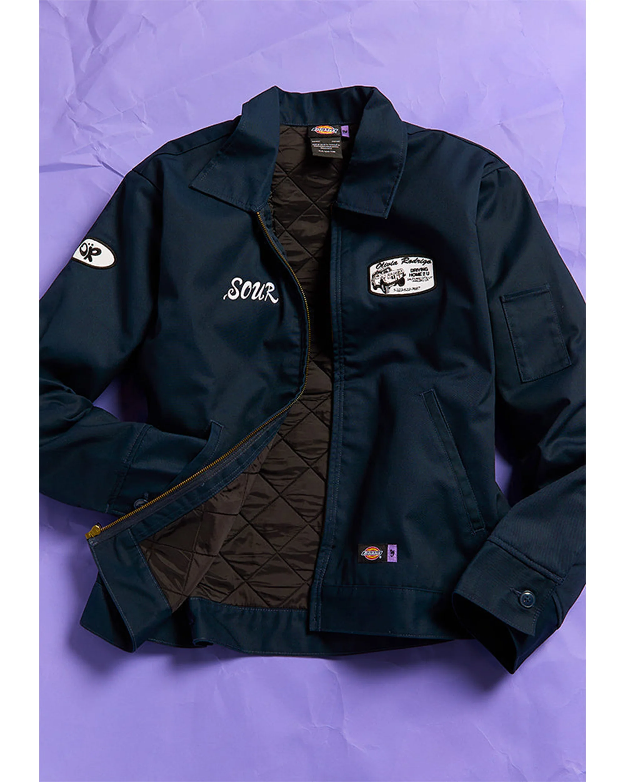 SOUR work jacket in navy - Image 3