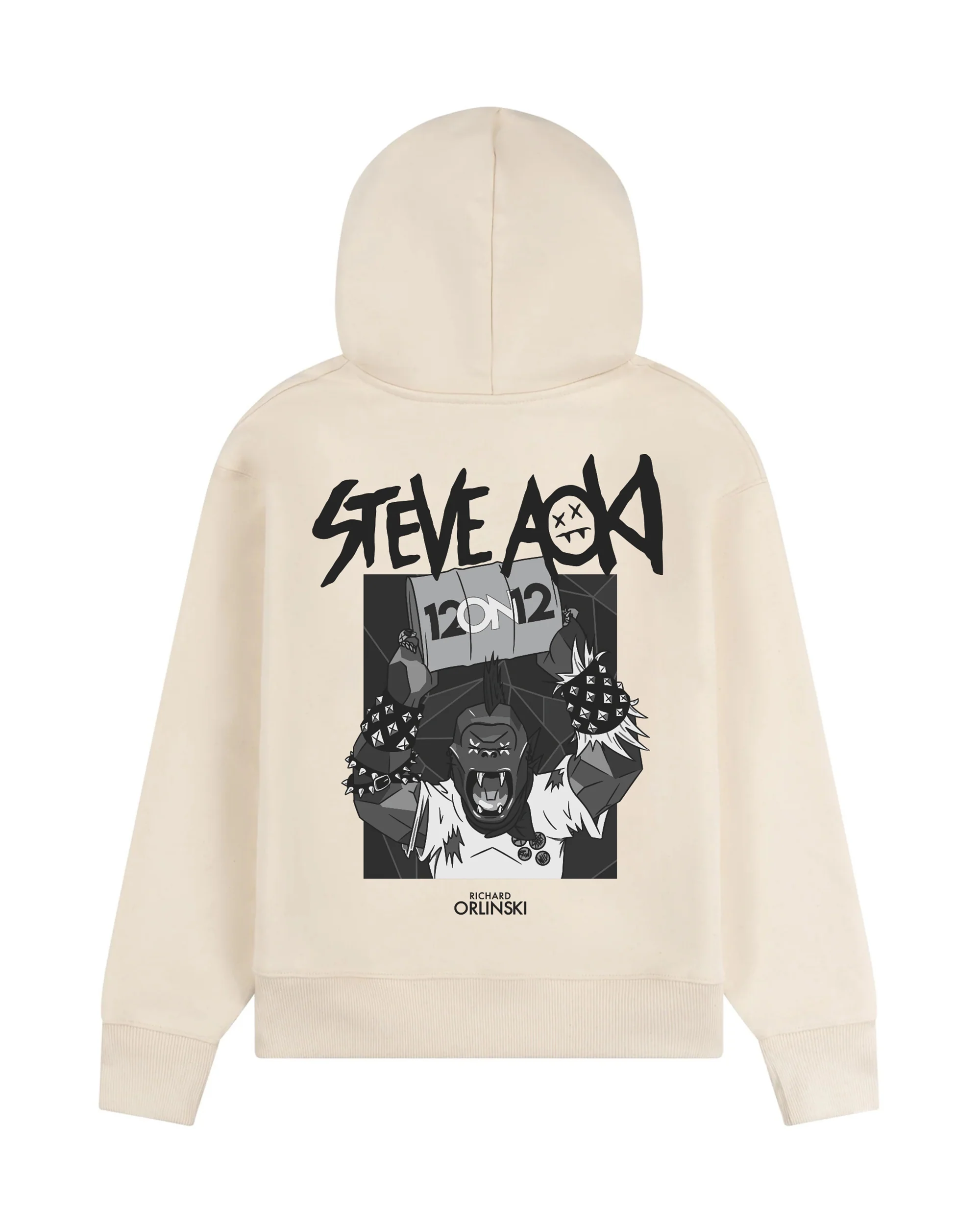 Steve Aoki x Richard Orlinski Punk Kong Hoodie - Image 6