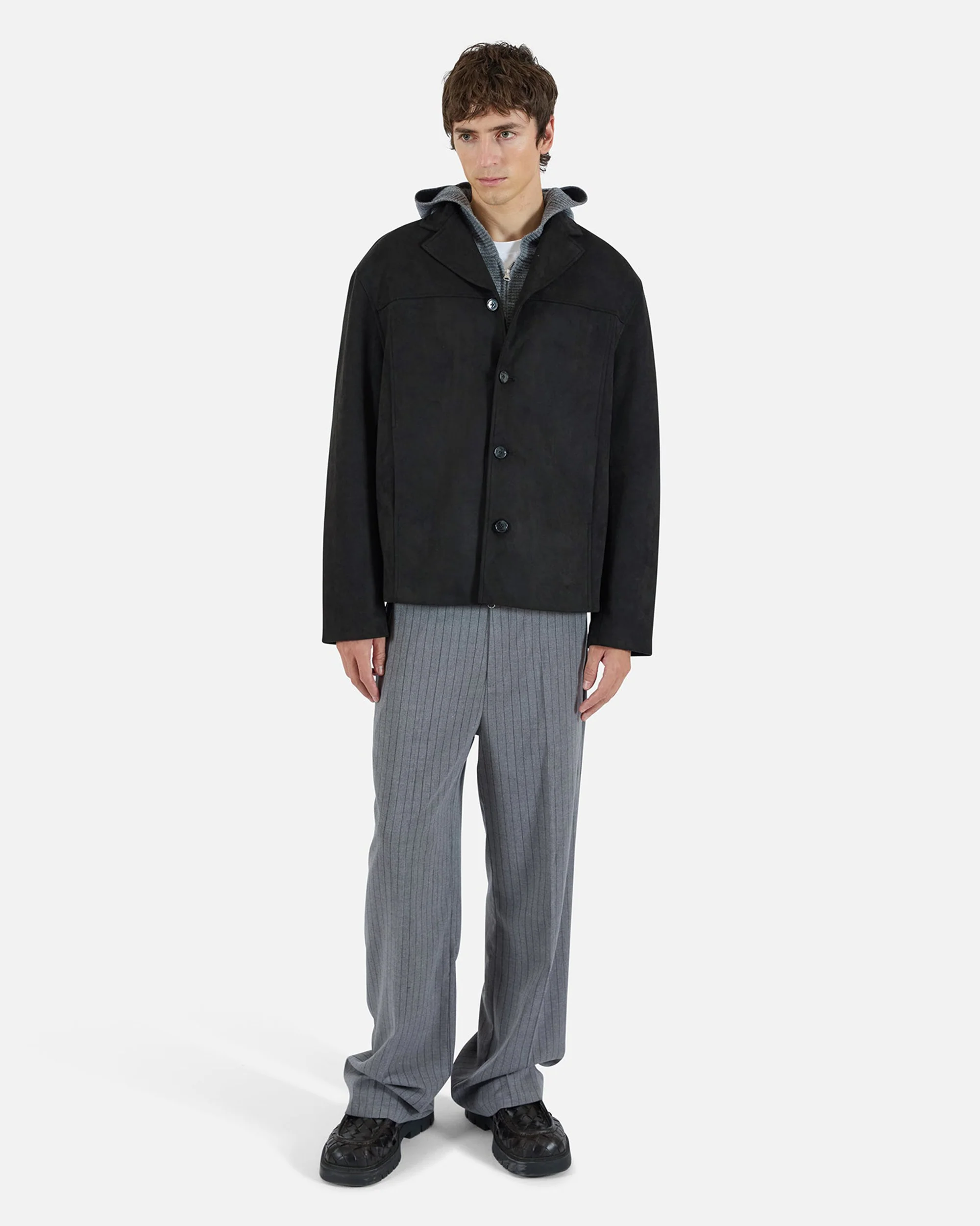 Suede Lapel Jacket - Image 5