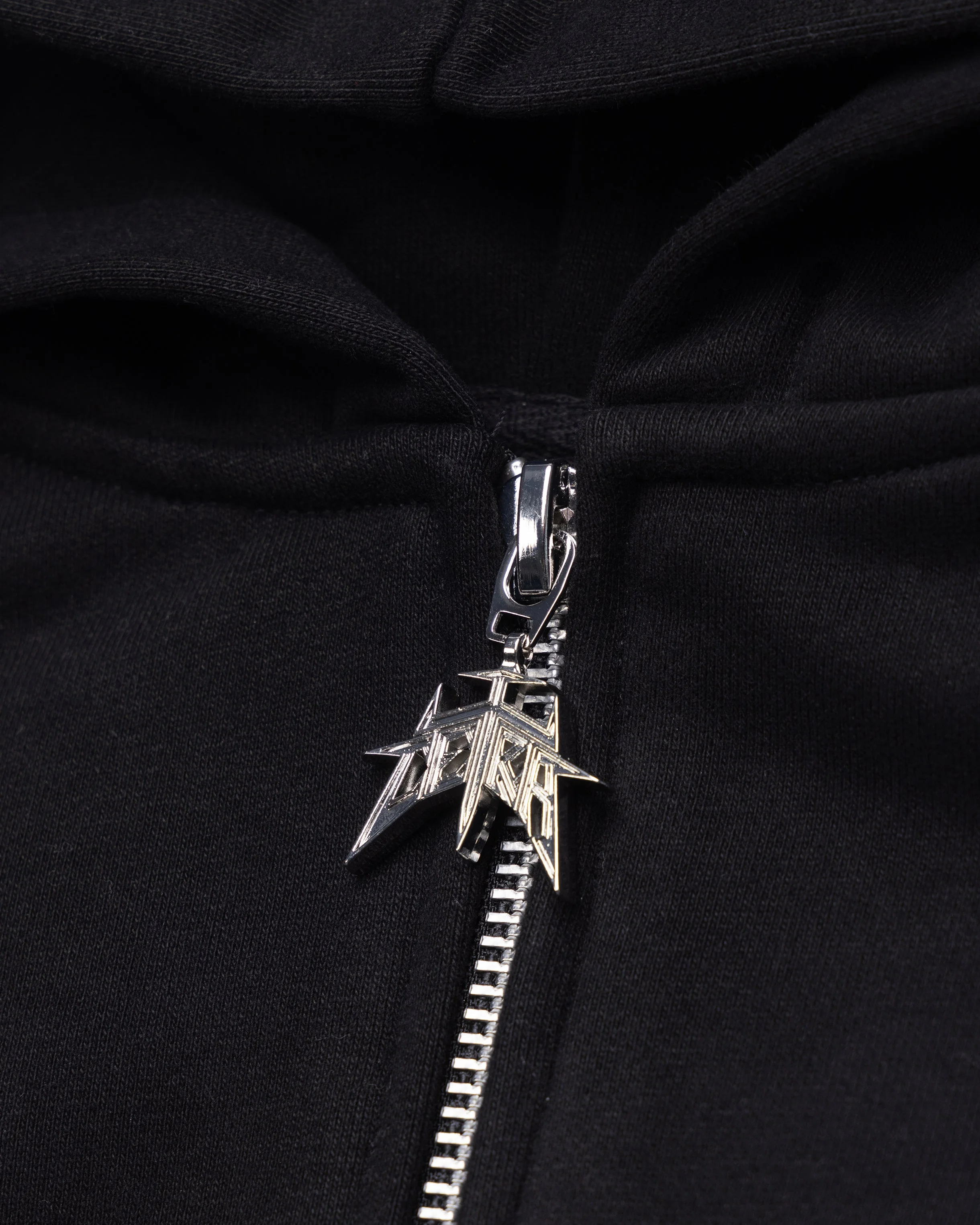 SUPERIOR BLACK ZIP HOODIE - Image 8