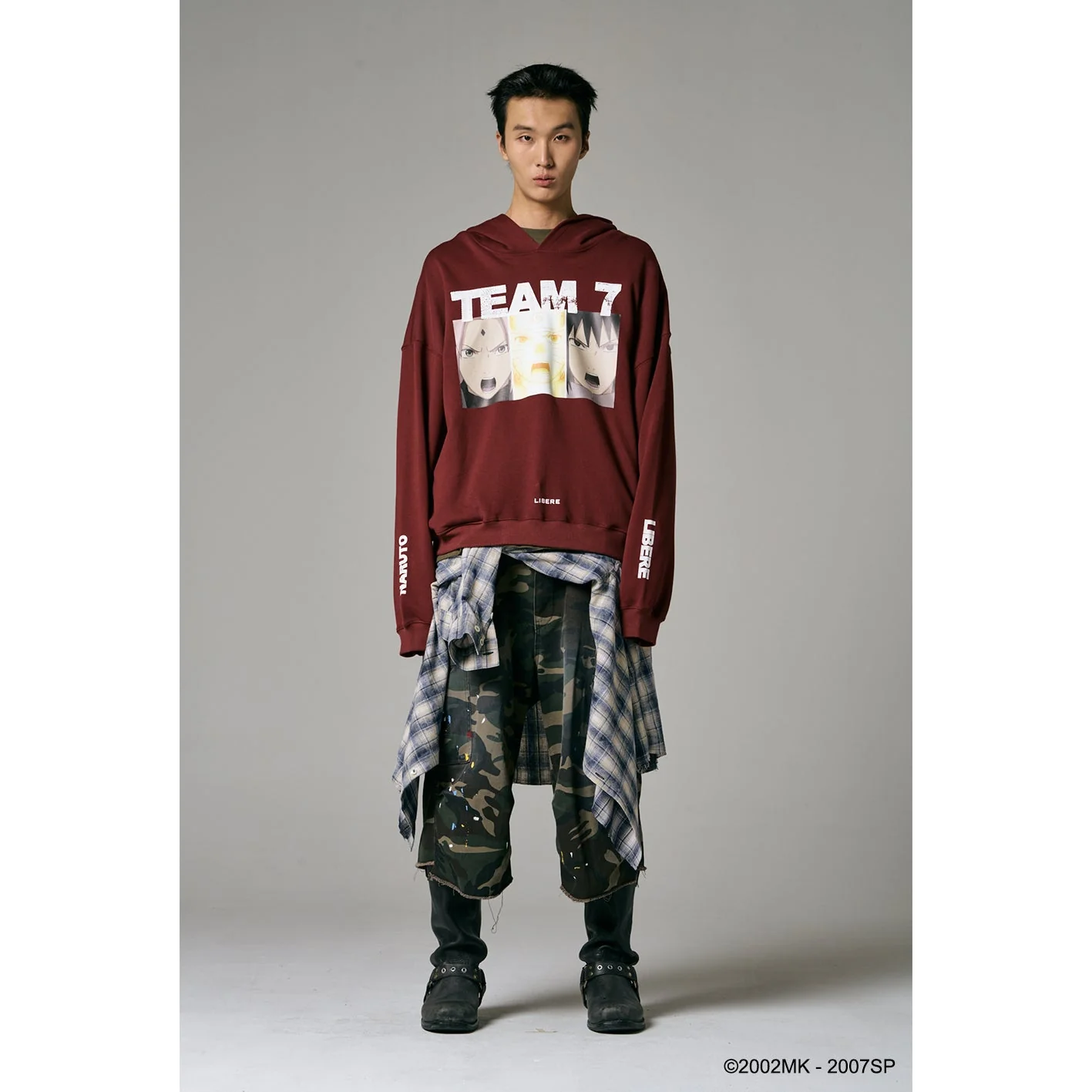 TEAM 7 HOODIE - BURGUNDY - Image 30