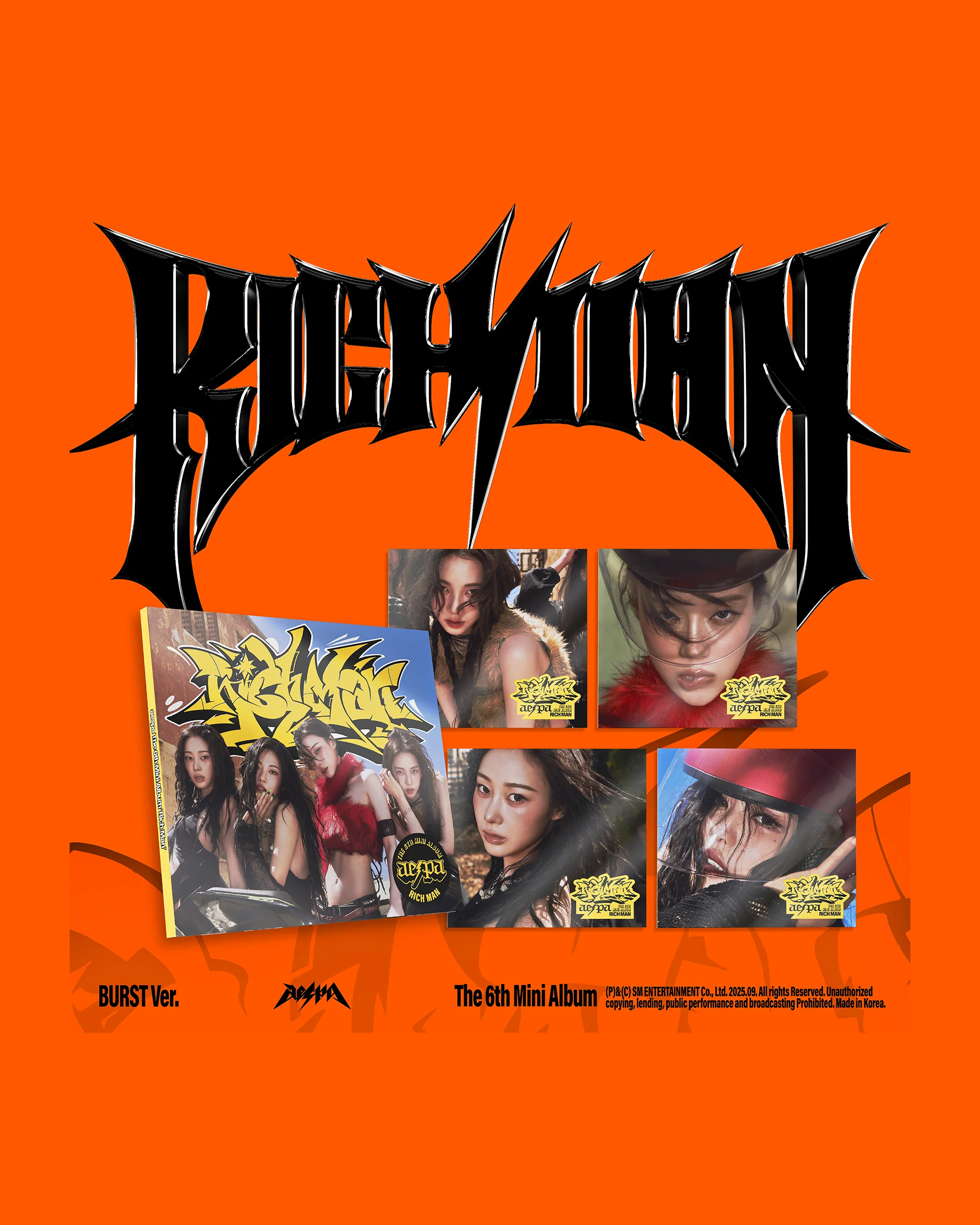 The 6th Mini Album 'Rich Man' (BURST Ver.) (GROUP Version)