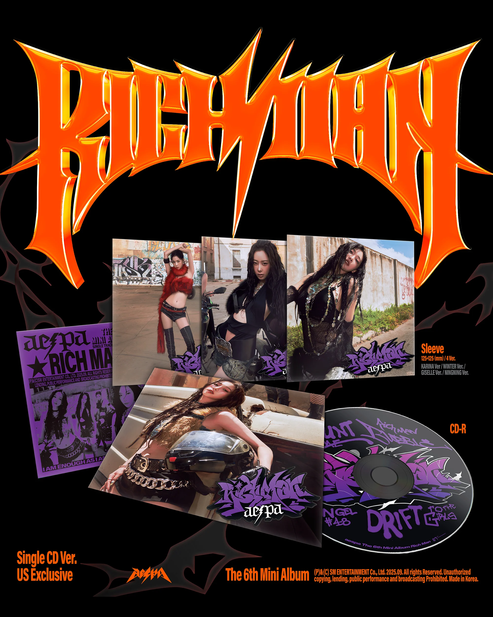 The 6th Mini Album ‘Rich Man’ (Single CD Ver. 1) - Image 2