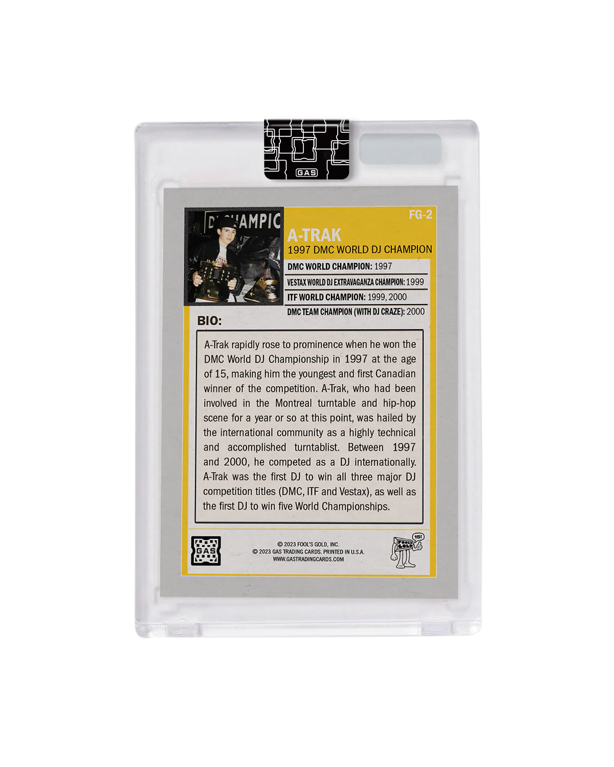The Official A-Trak & Fool’s Gold Records GAS Trading Cards Set - Image 8