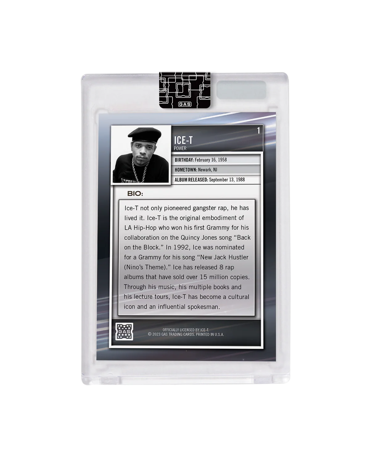 The Official Ice-T 2023 GAS Hip-Hop Trading Cards Set - Image 4