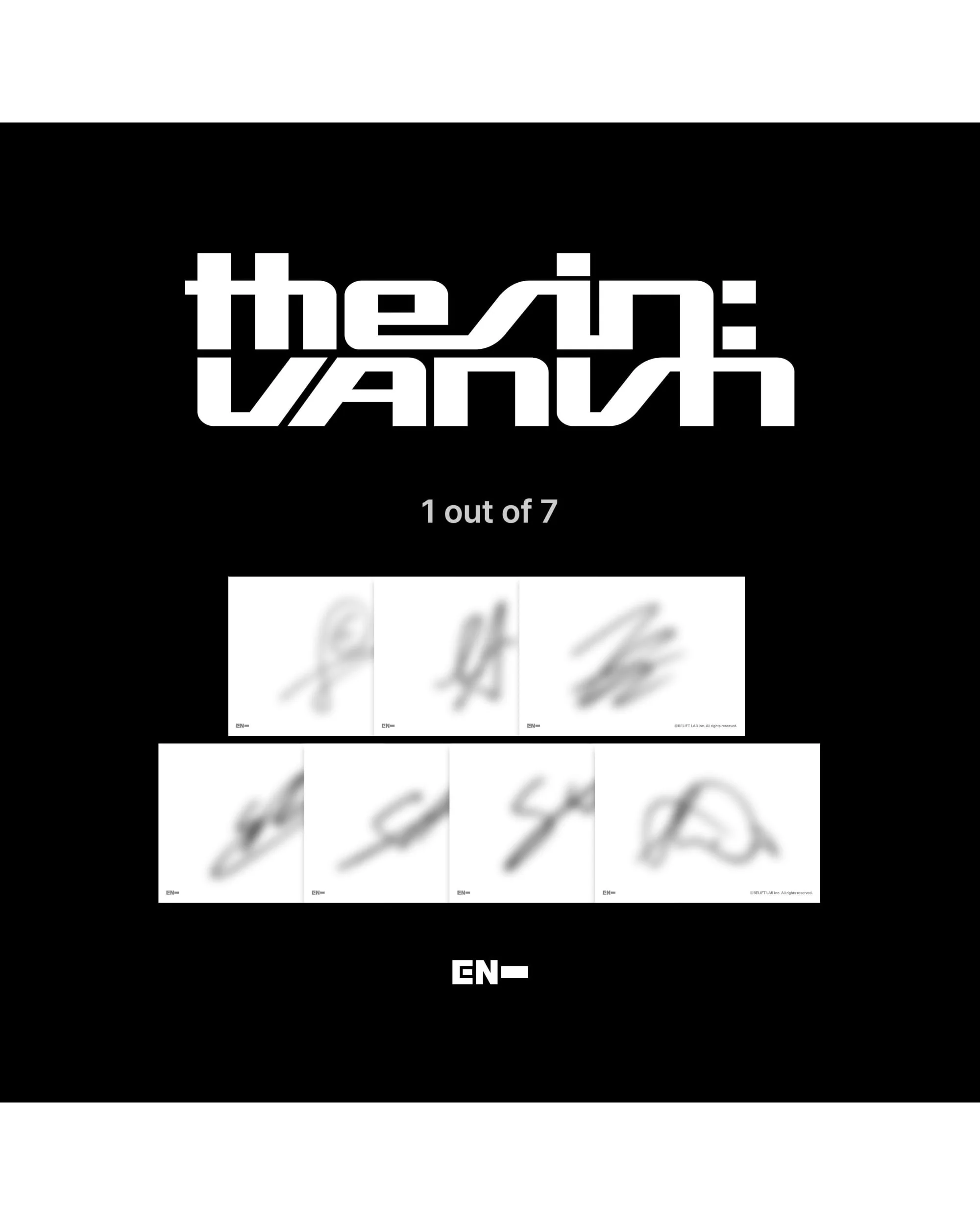 THE SIN : VANISH [STORM Ver.] (Signed Exclusive) - Image 2