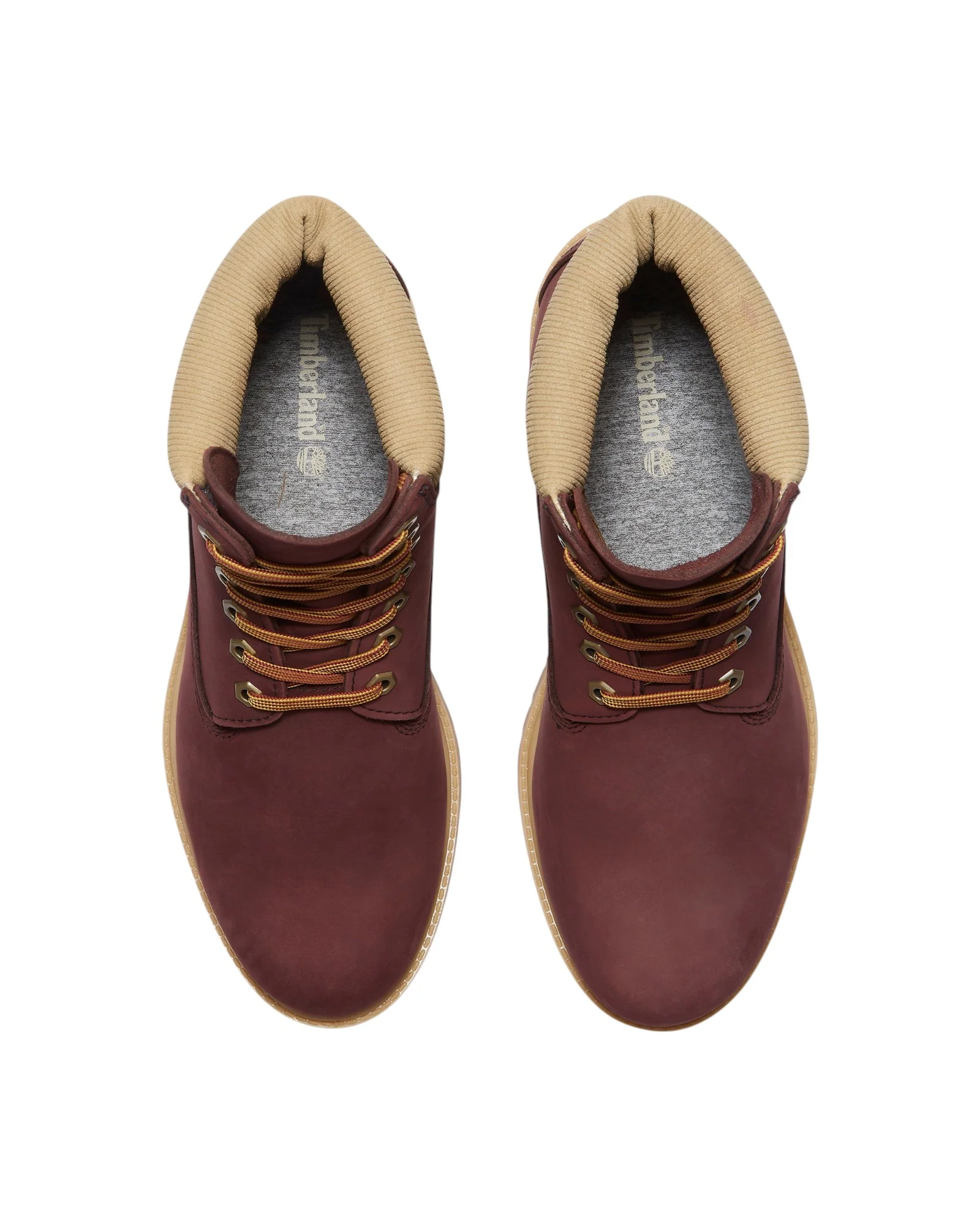 Timberland Premium 6-Inch Boot - Burgundy Nubuck - Image 3