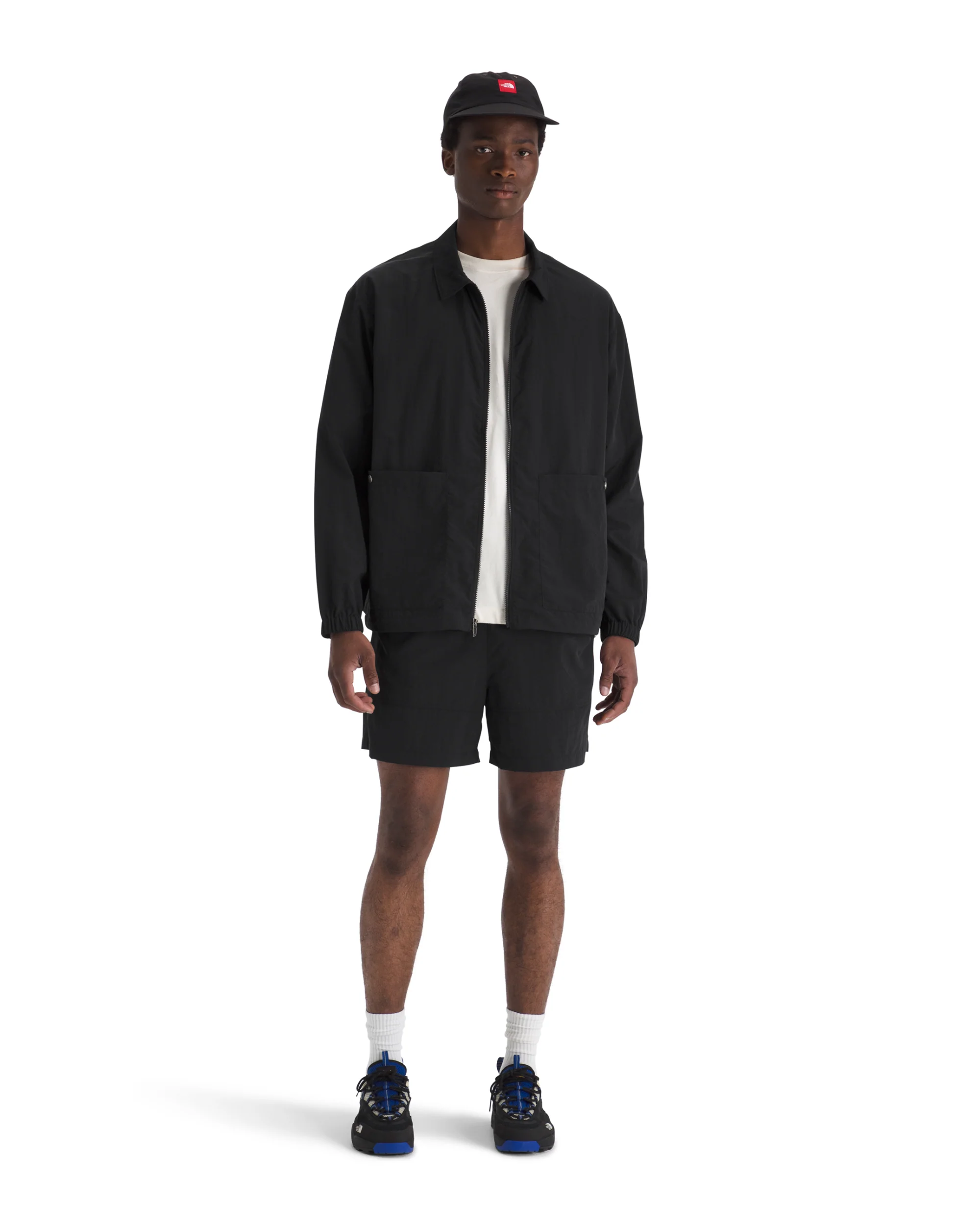 TNF MEN'S TNF™ RED BOX NYLON L/S SHIRT BLACK - Image 4