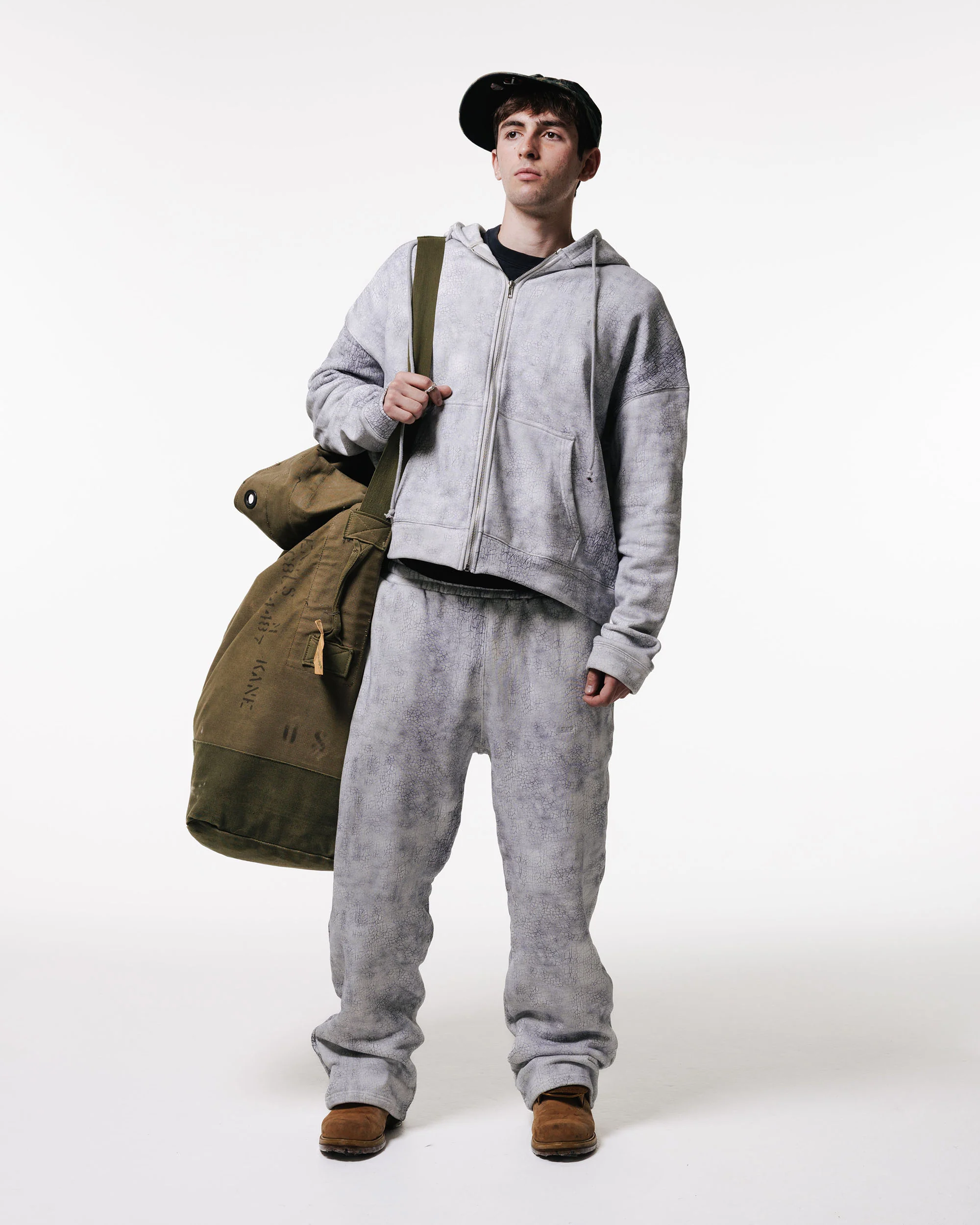 Trompe L'oeil Cracked Pants - Image 2