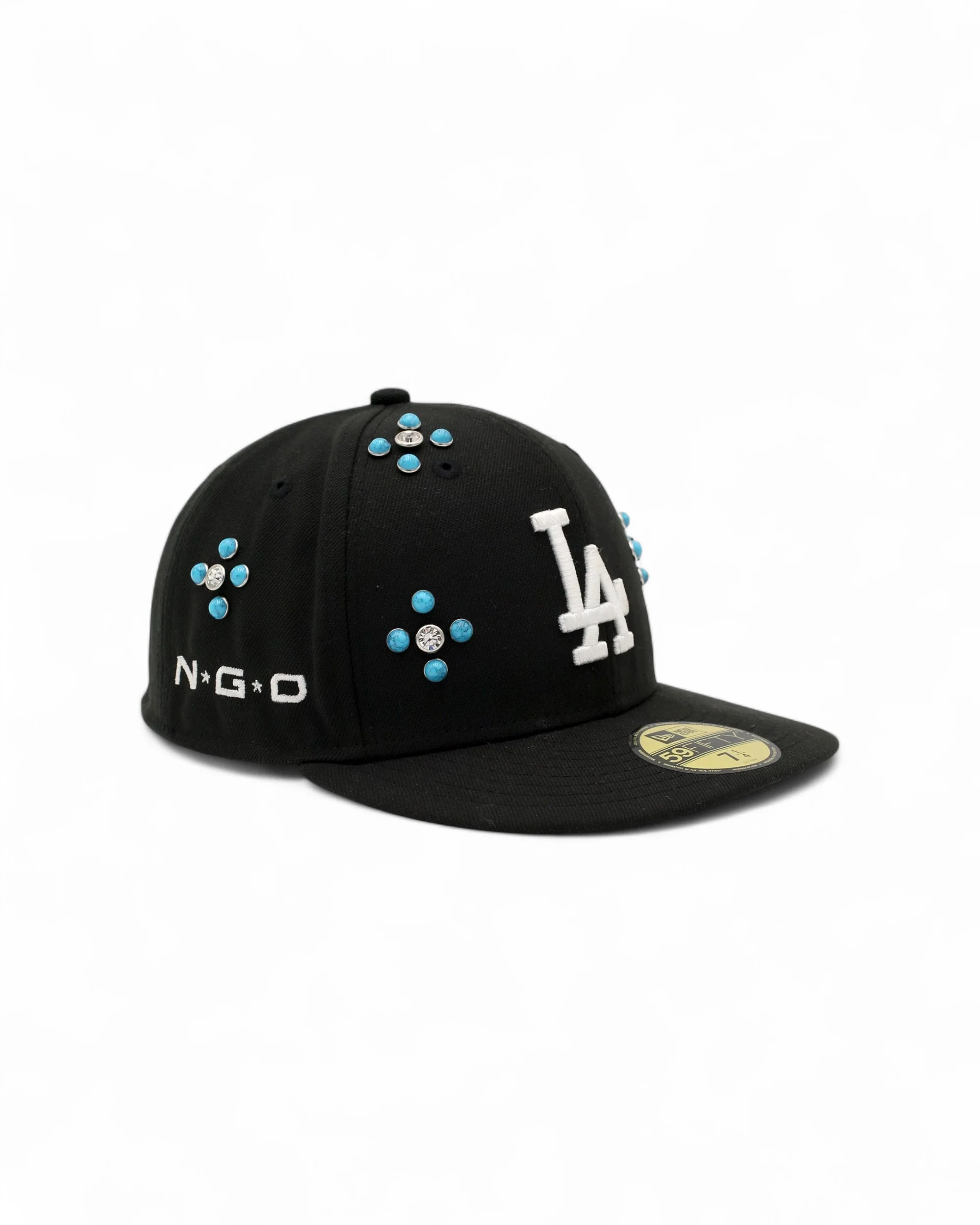 TURQUOISE STONE LA DODGERS BLACK FITTED - Image 3