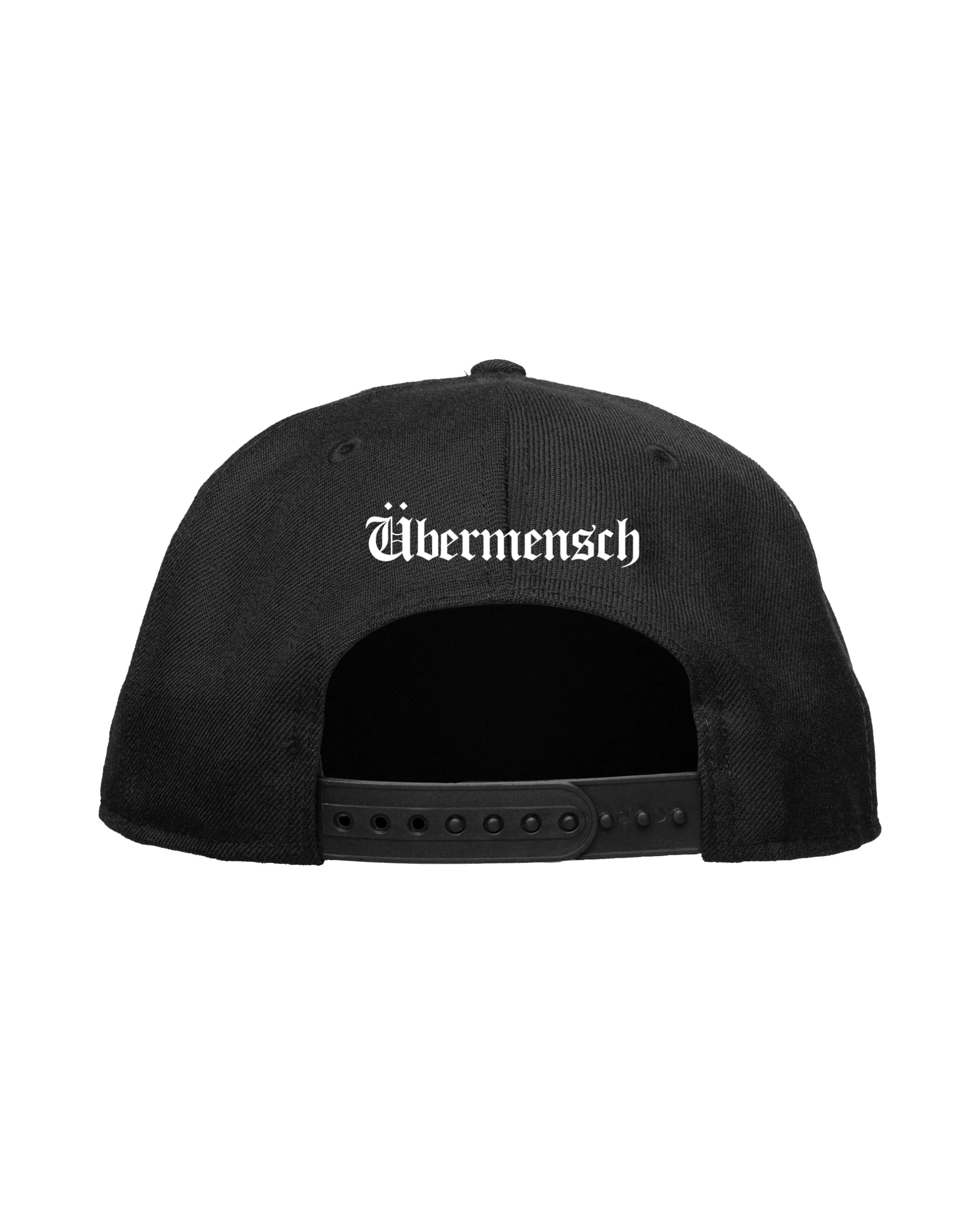 Übermensch Structured Snapback Hat (Black) - Image 2