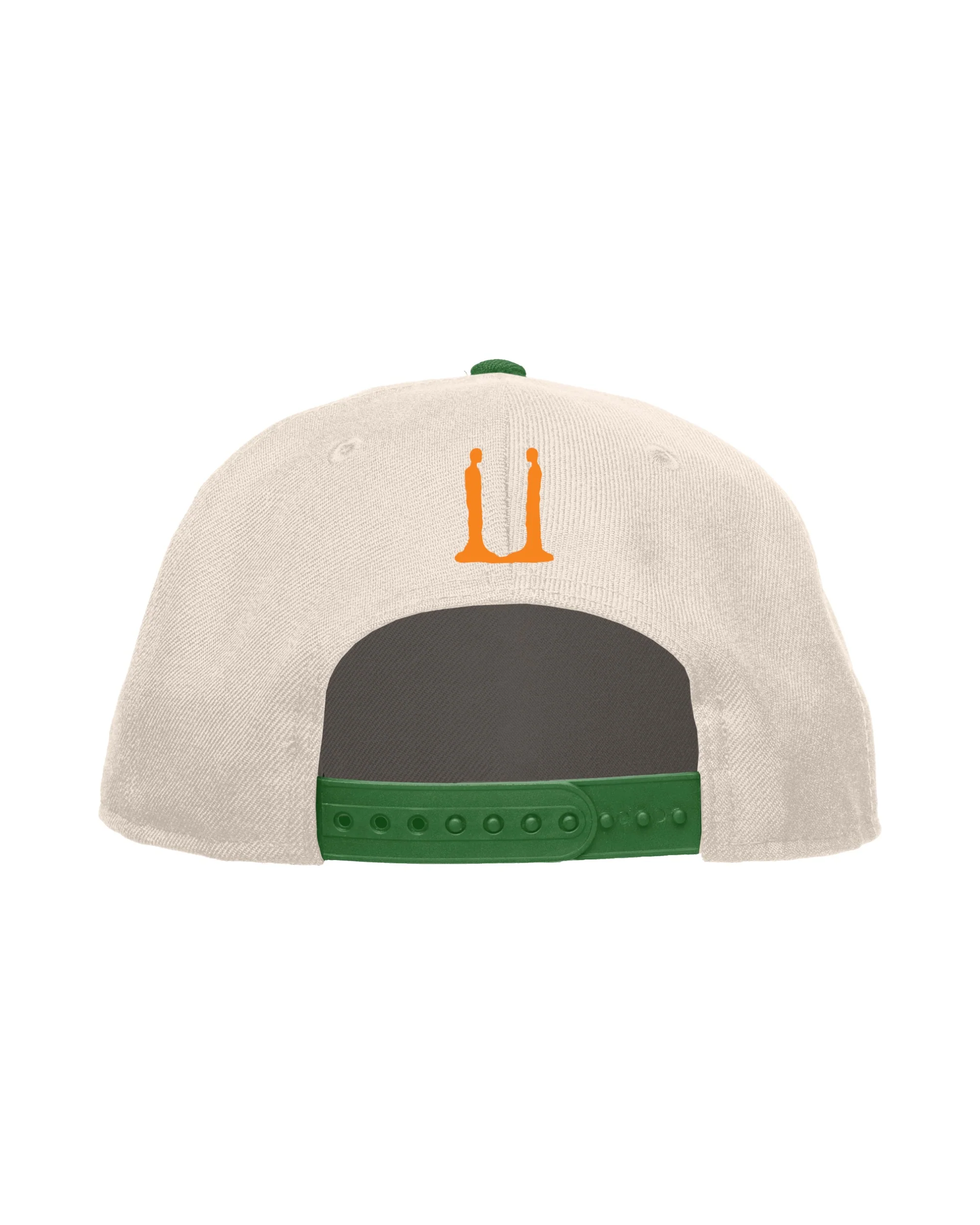 Übermensch Unstructured Snapback Hat (Natural/Green) - Image 2
