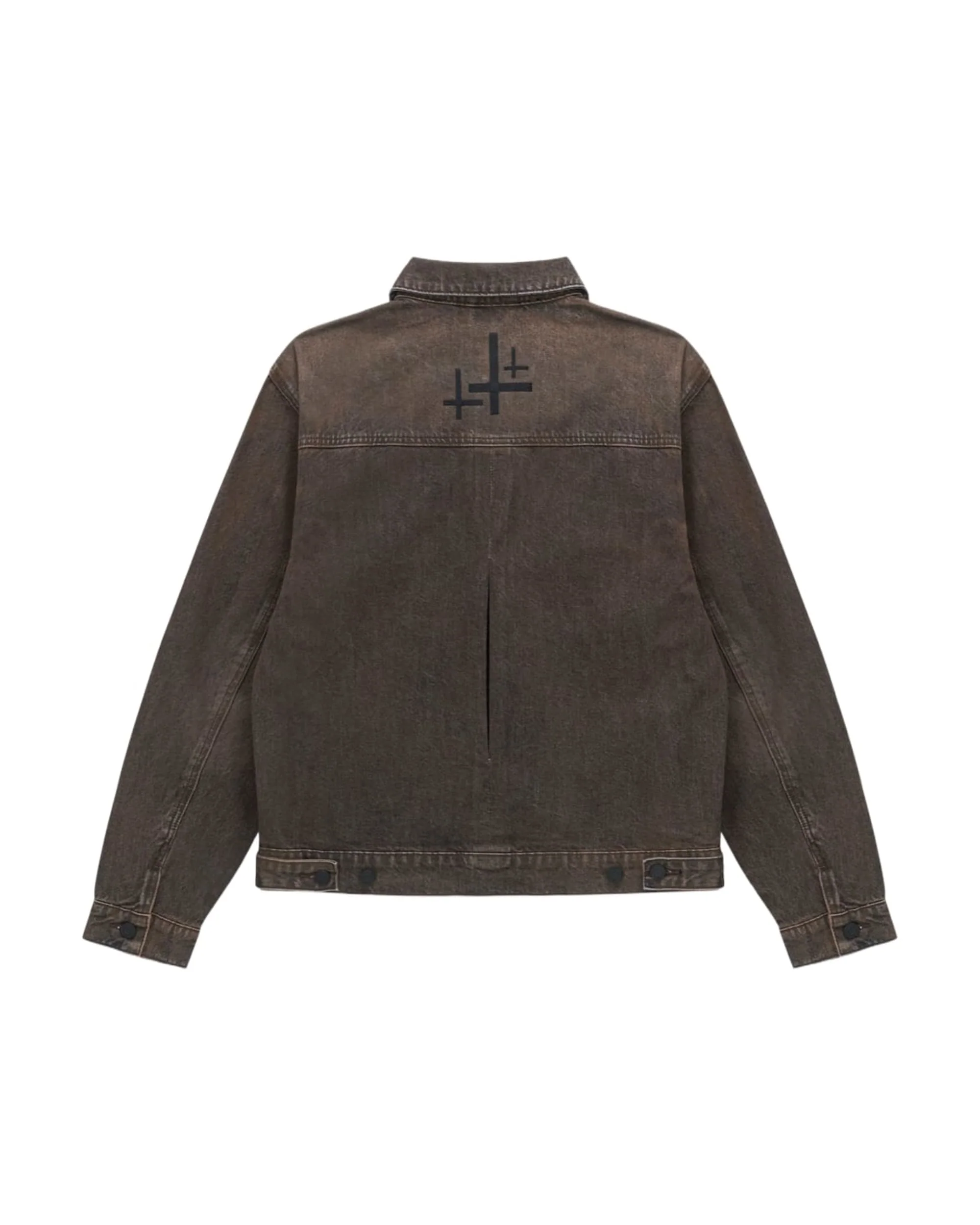 VALENTIANO DENIM JACKET | MOCHA DRIFT - Image 2