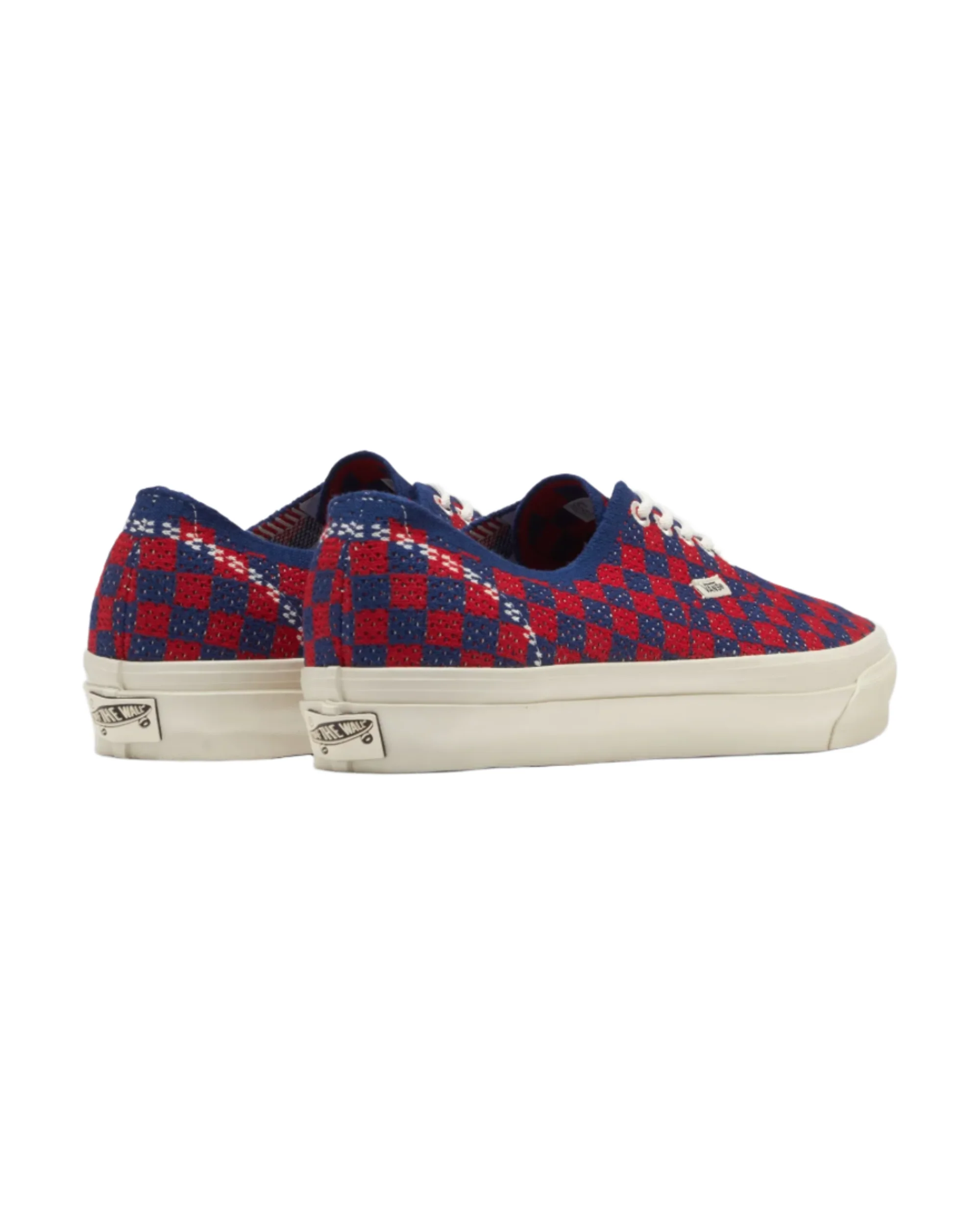Vans LX Authentic 44 EK "Punk Check" - Red - Image 5