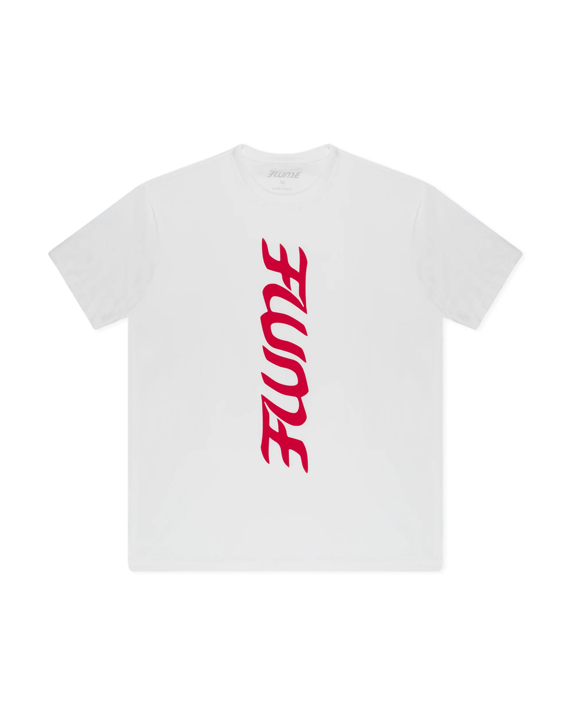 VERTICAL LOGO TEE (WHITE)